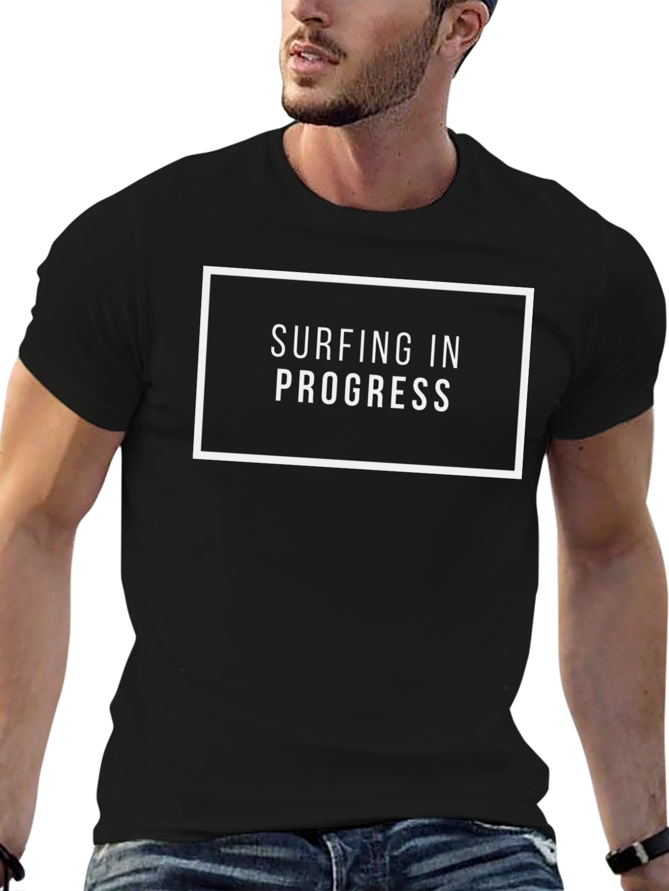 Surfing In Progress Graphic Tee