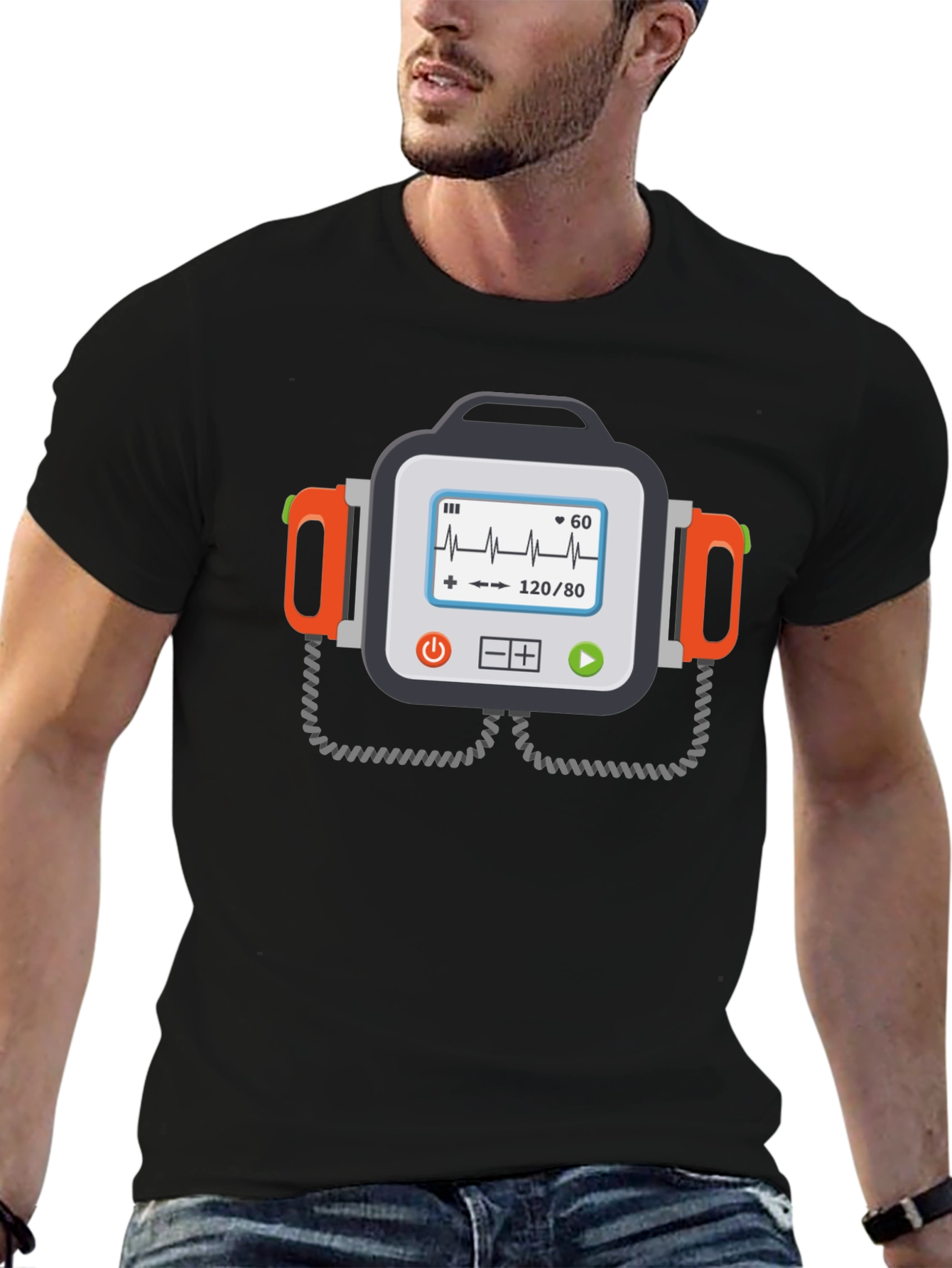 Defibrillator Funny Graphic Tee