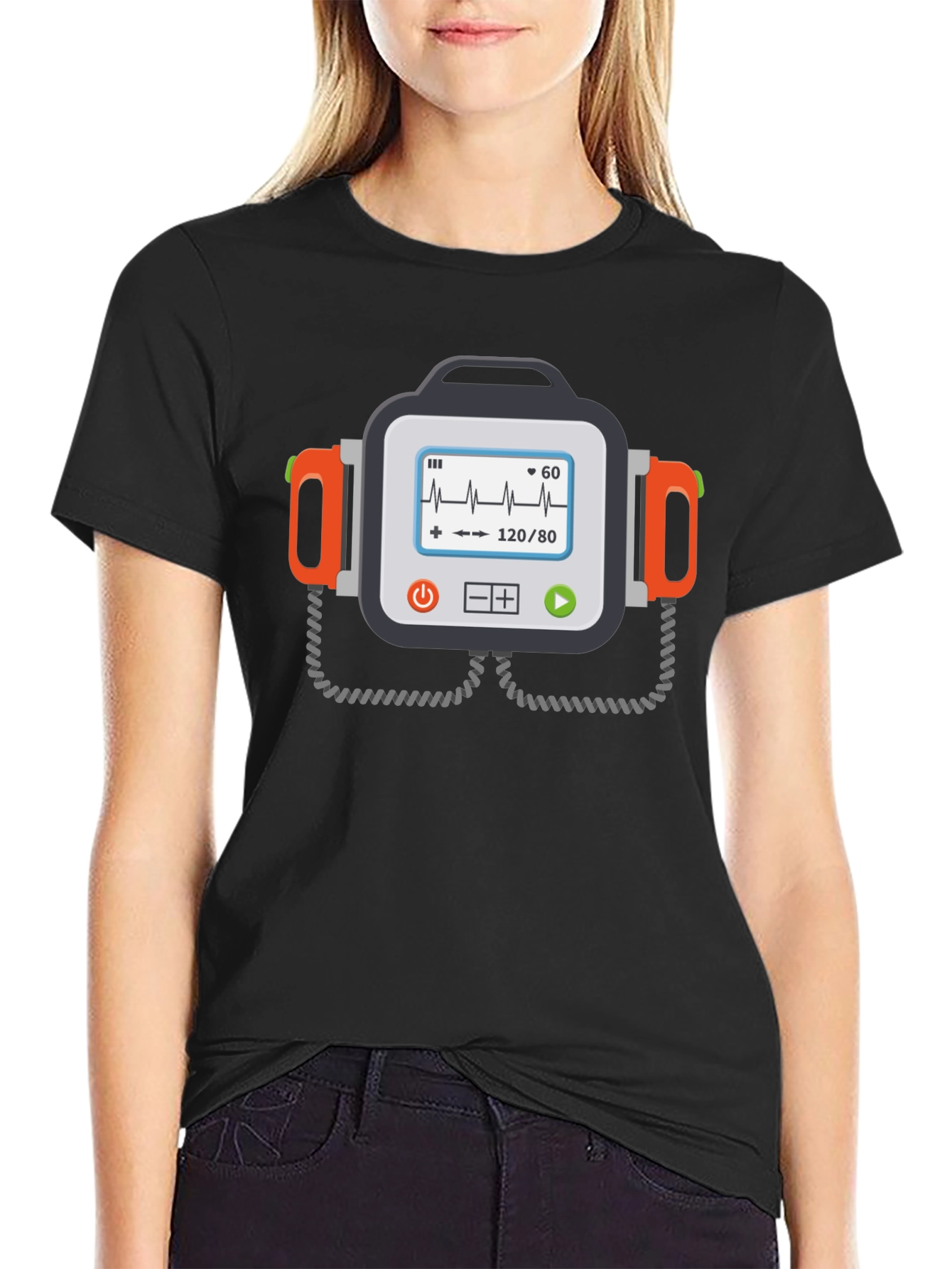 Defibrillator Funny Graphic Tee