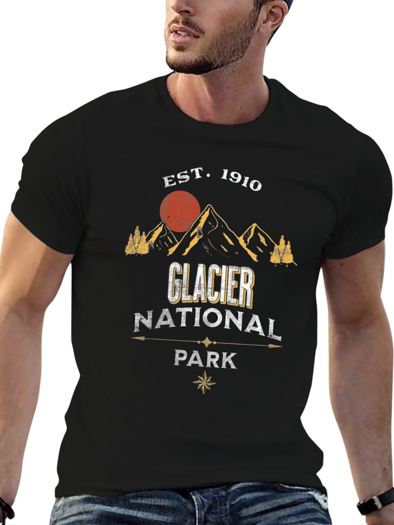 Glacier National Park Est. 1910 Graphic T-Shirt
