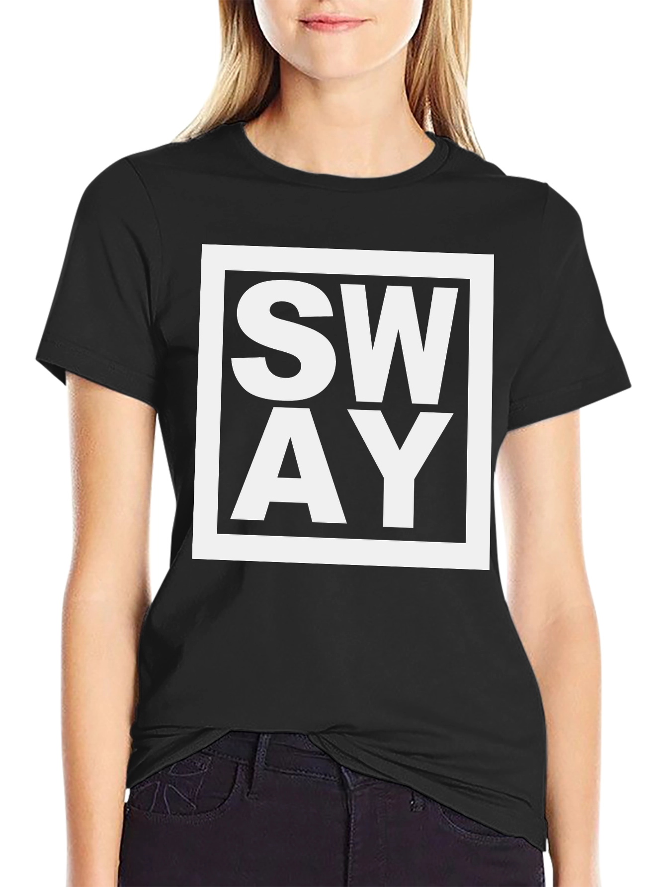Sway Graphic Tee - Bold Square Design