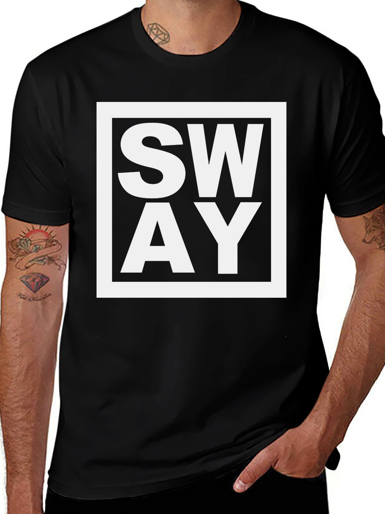 Sway Graphic Tee - Bold Square Design