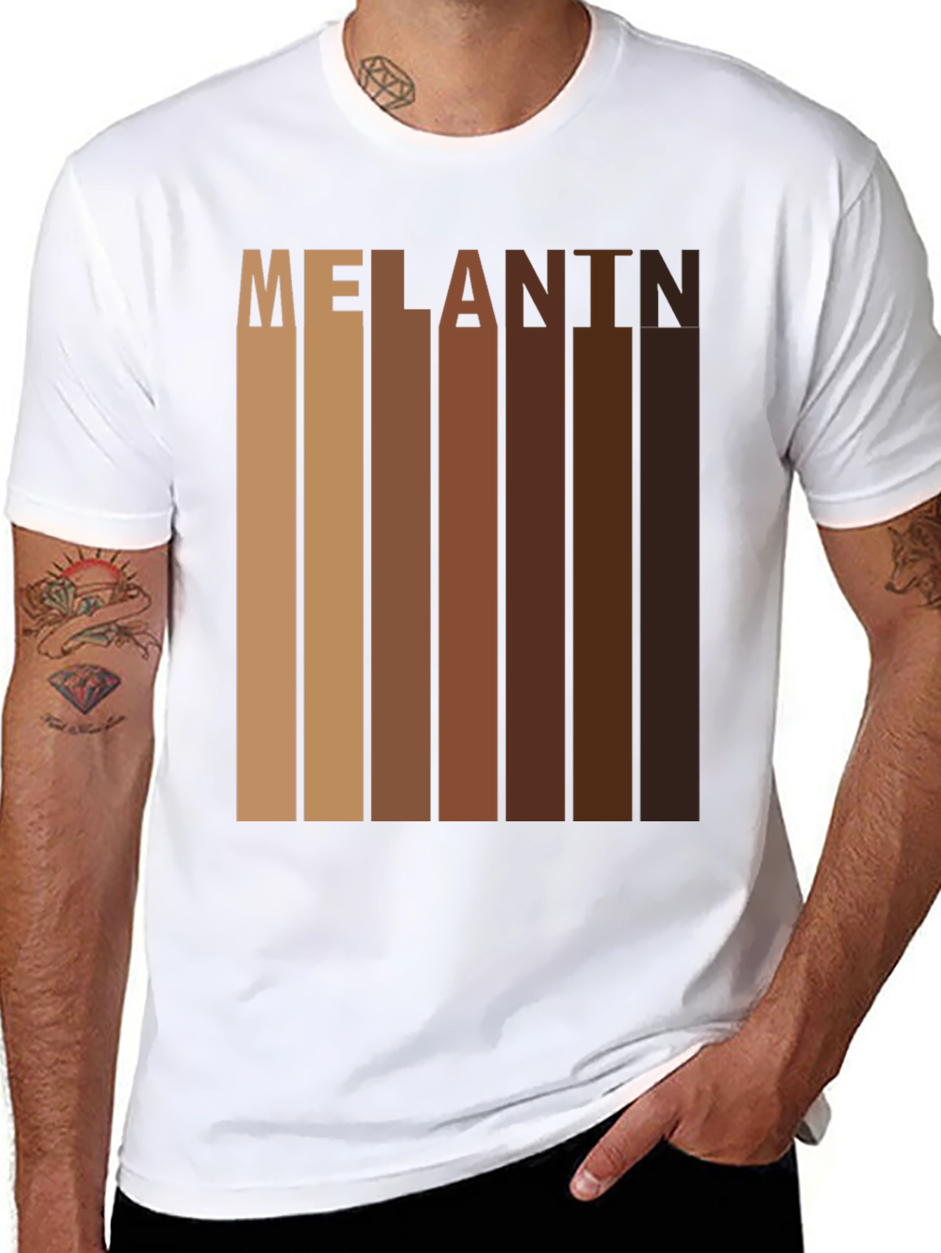 Melanin Pride T-Shirt - Diverse Skin Tones