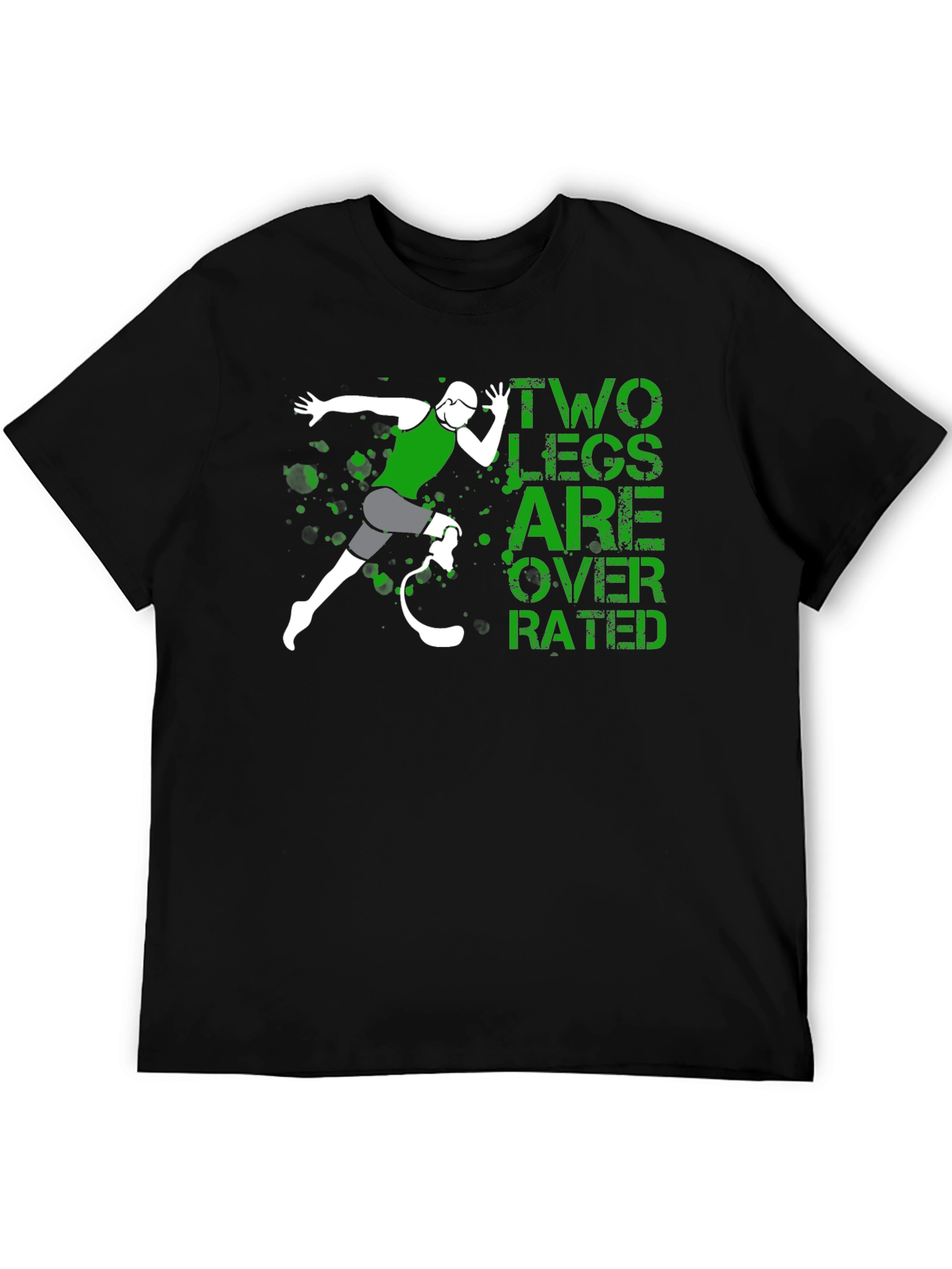 Two Legs Overrated Graphic T-Shirt