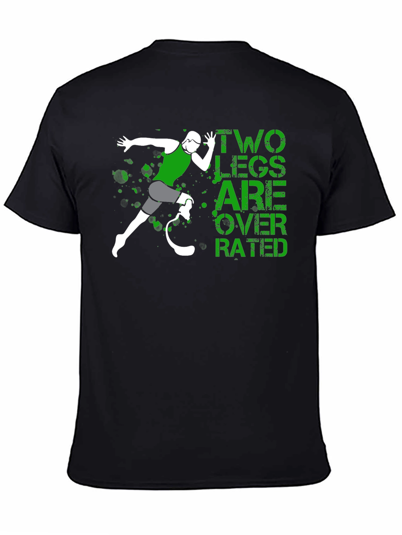 Two Legs Overrated Graphic T-Shirt