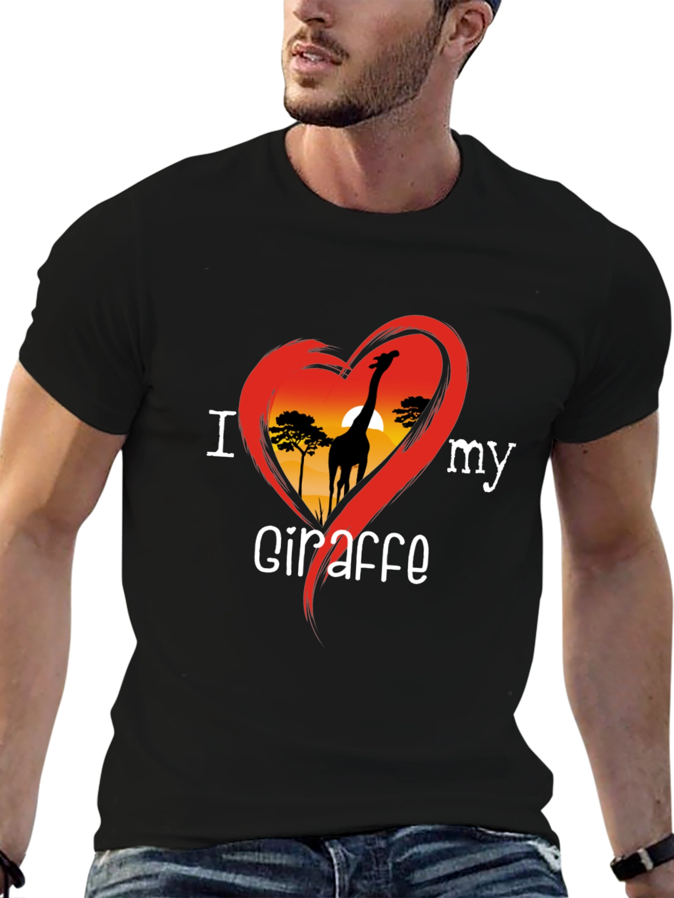 I Love My Giraffe T-Shirt