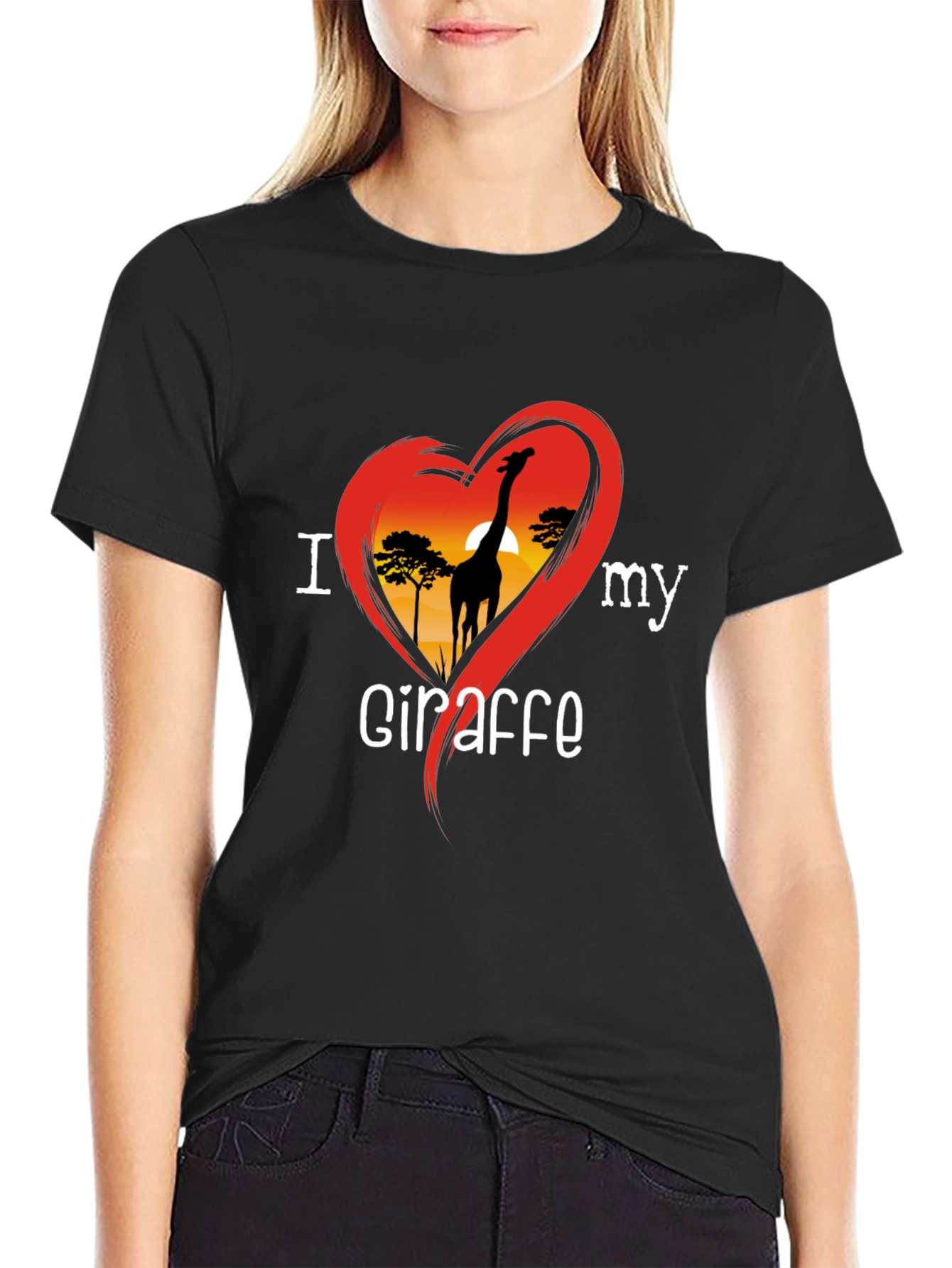 I Love My Giraffe T-Shirt
