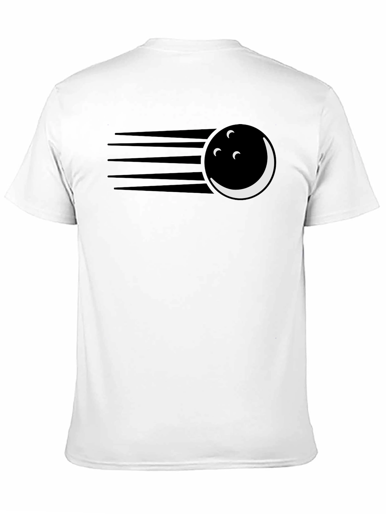 Striking Bowling Ball Graphic Tee - Cool and Unique