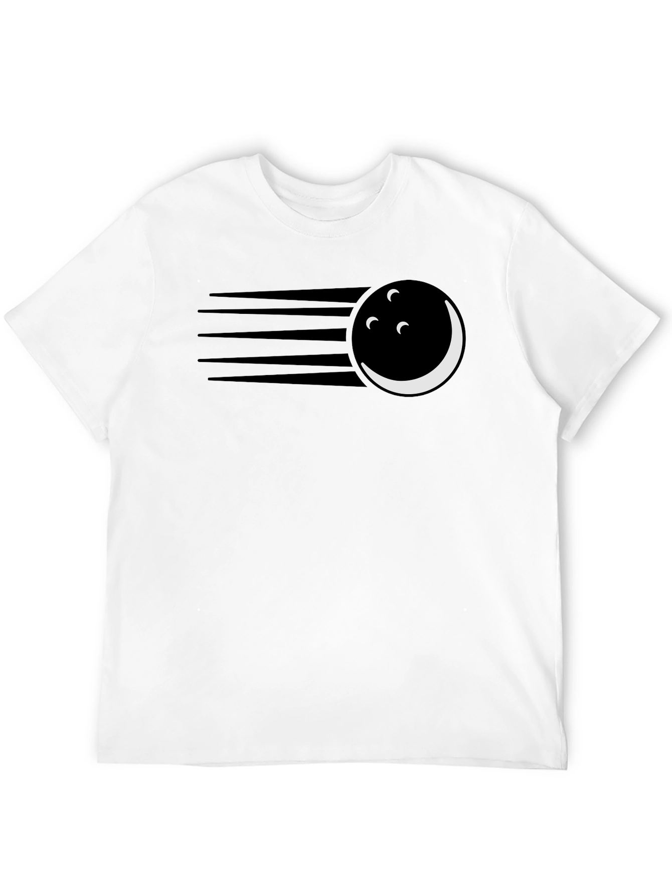 Striking Bowling Ball Graphic Tee - Cool and Unique