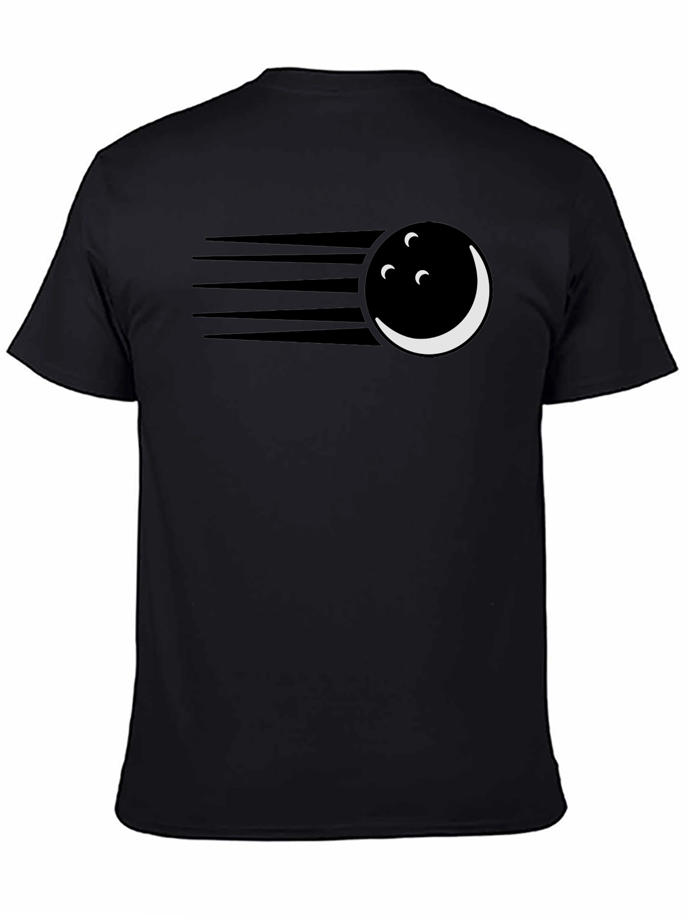 Striking Bowling Ball Graphic Tee - Cool and Unique