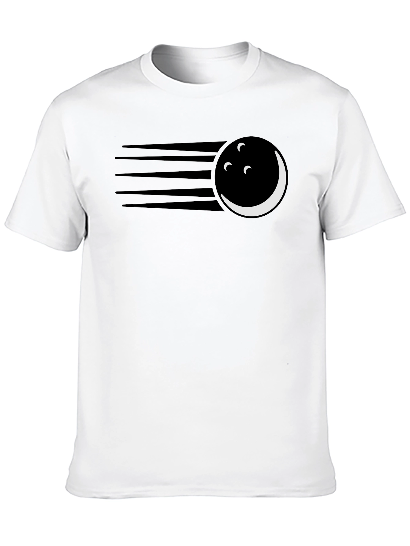 Striking Bowling Ball Graphic Tee - Cool and Unique