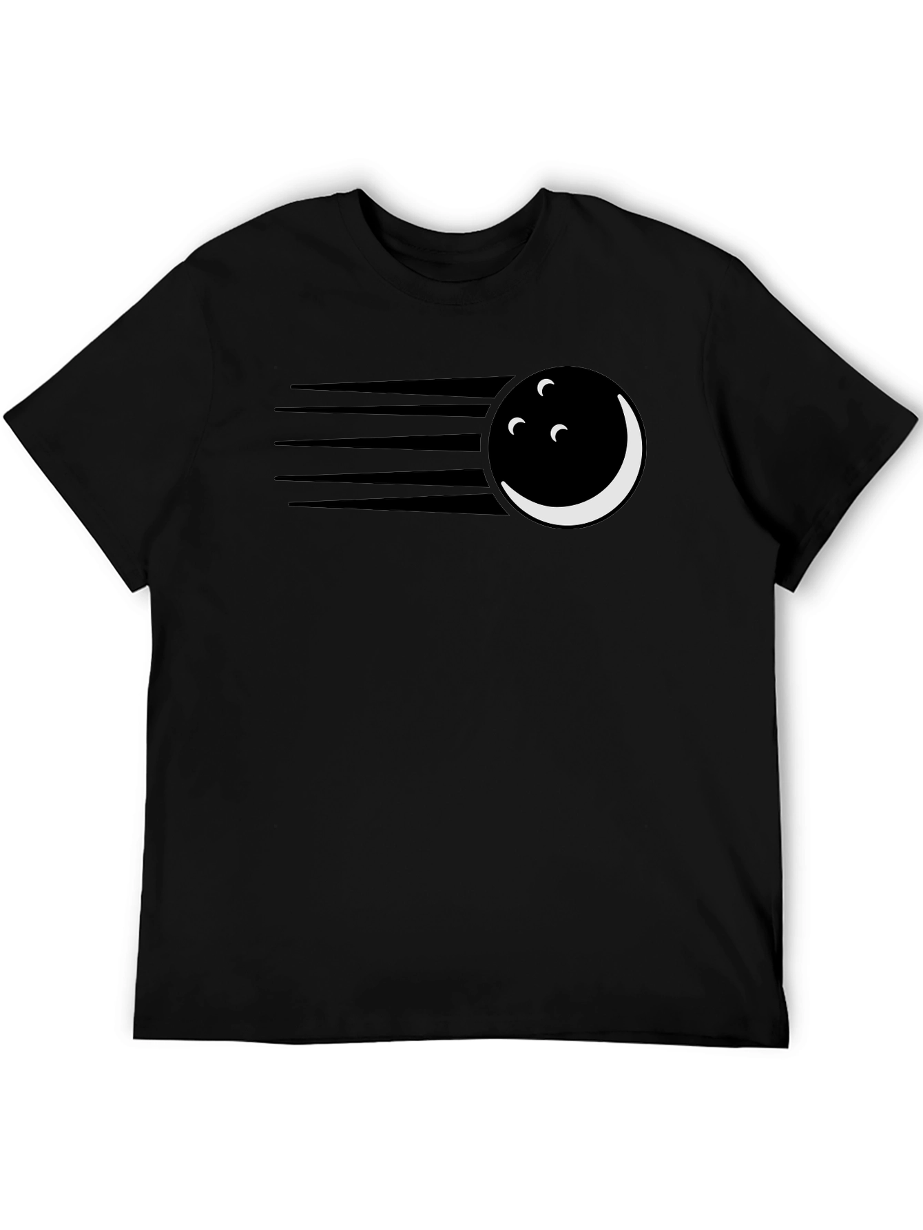 Striking Bowling Ball Graphic Tee - Cool and Unique