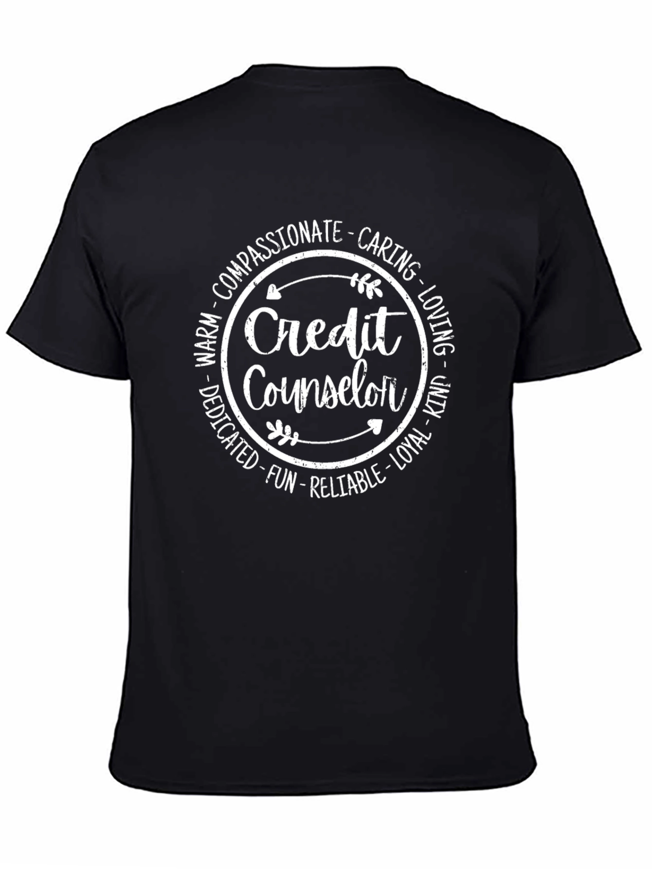 Credit Counselor T-Shirt Compassionate Caring Loving Tee