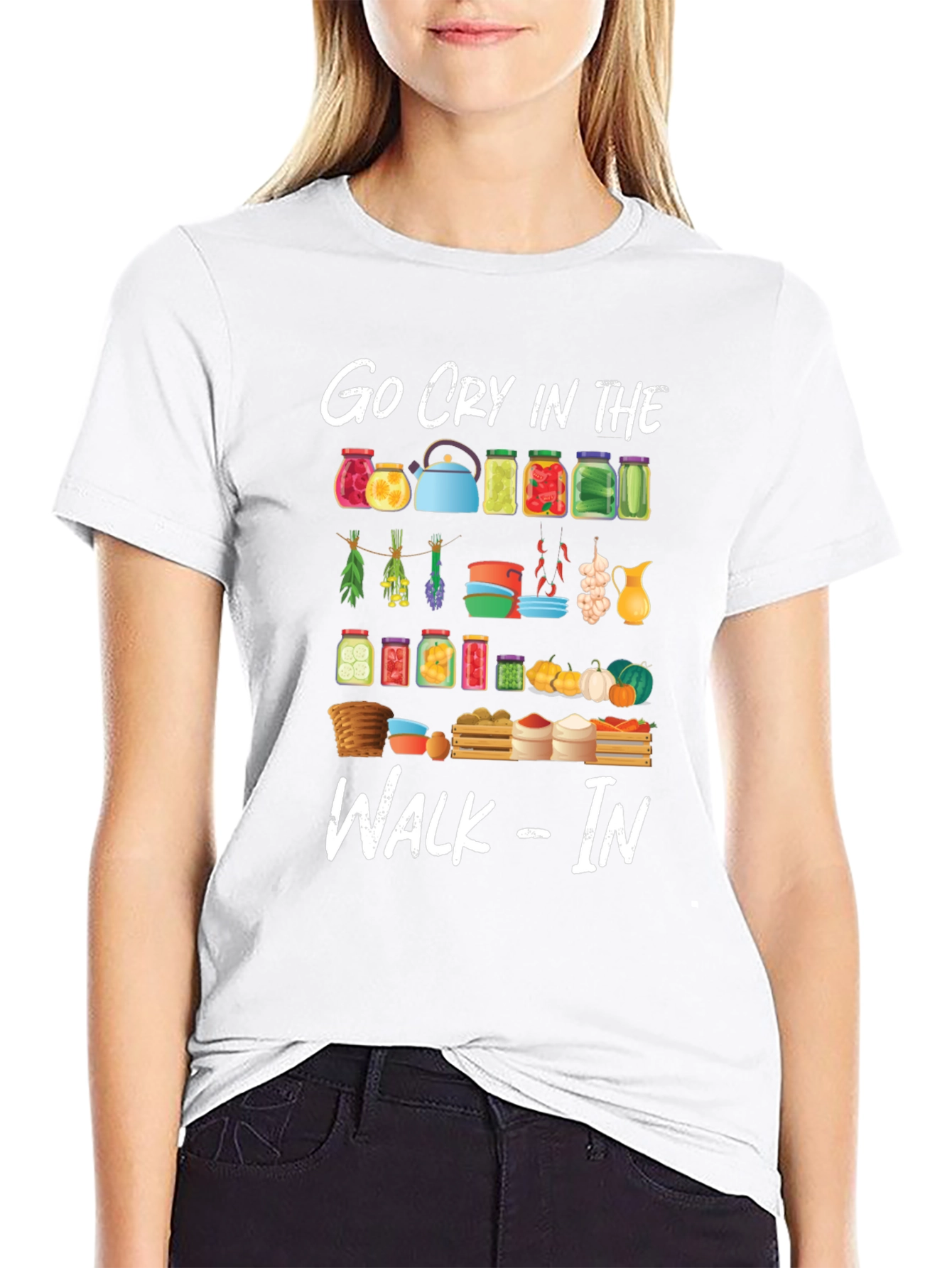 Go Cry In The Walk-In T-Shirt Funny Chef Gift