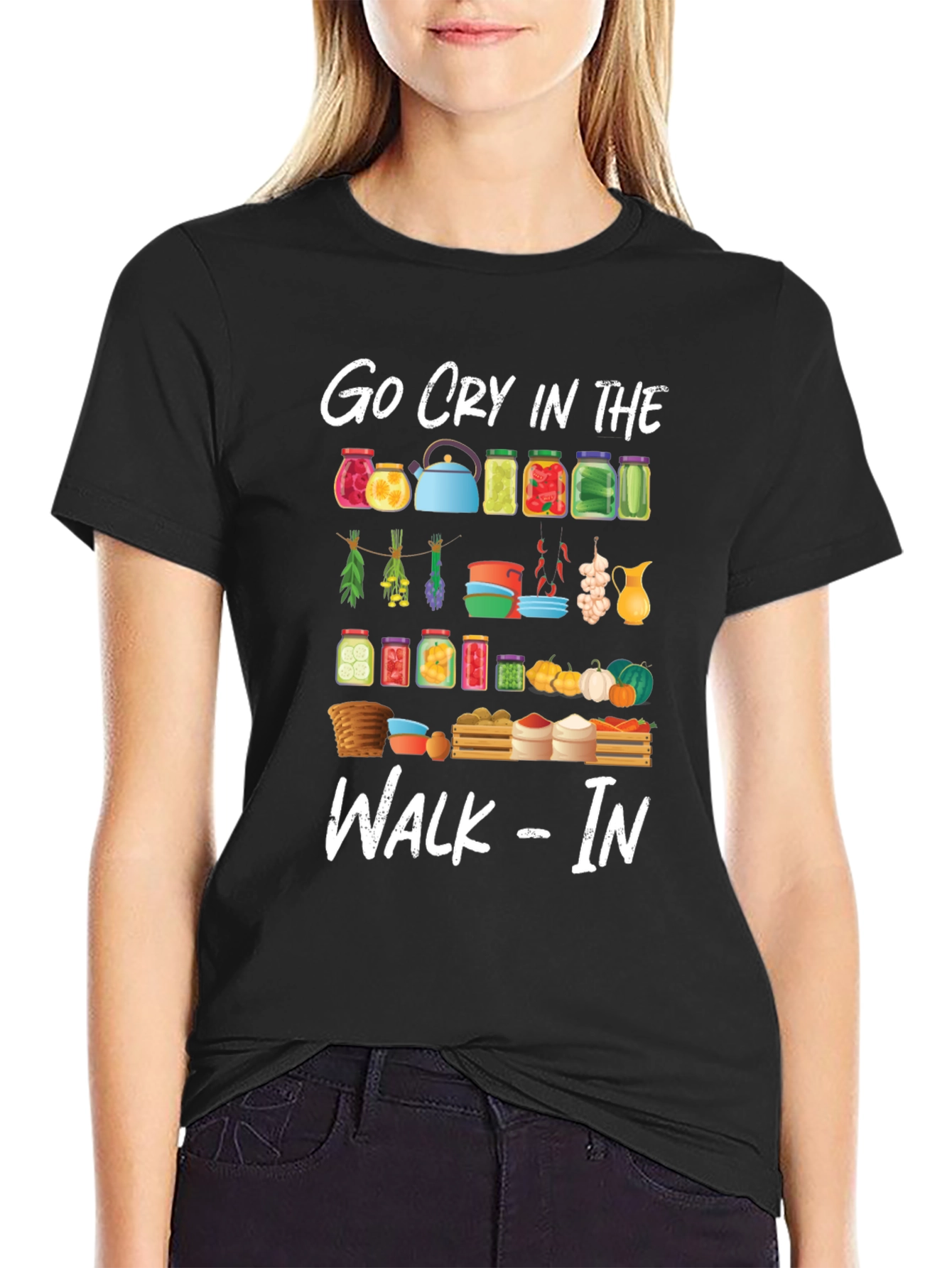 Go Cry In The Walk-In T-Shirt Funny Chef Gift