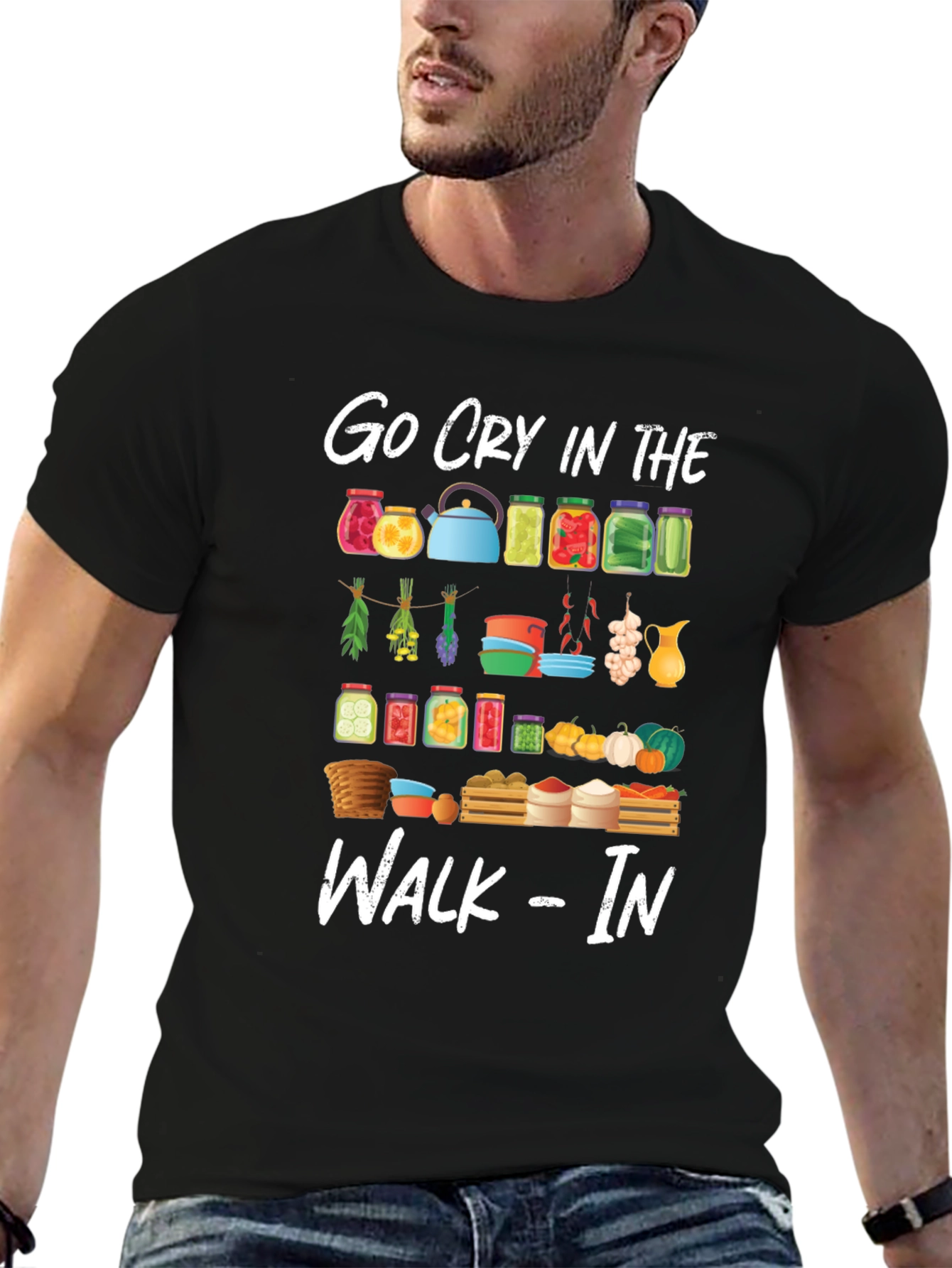 Go Cry In The Walk-In T-Shirt Funny Chef Gift