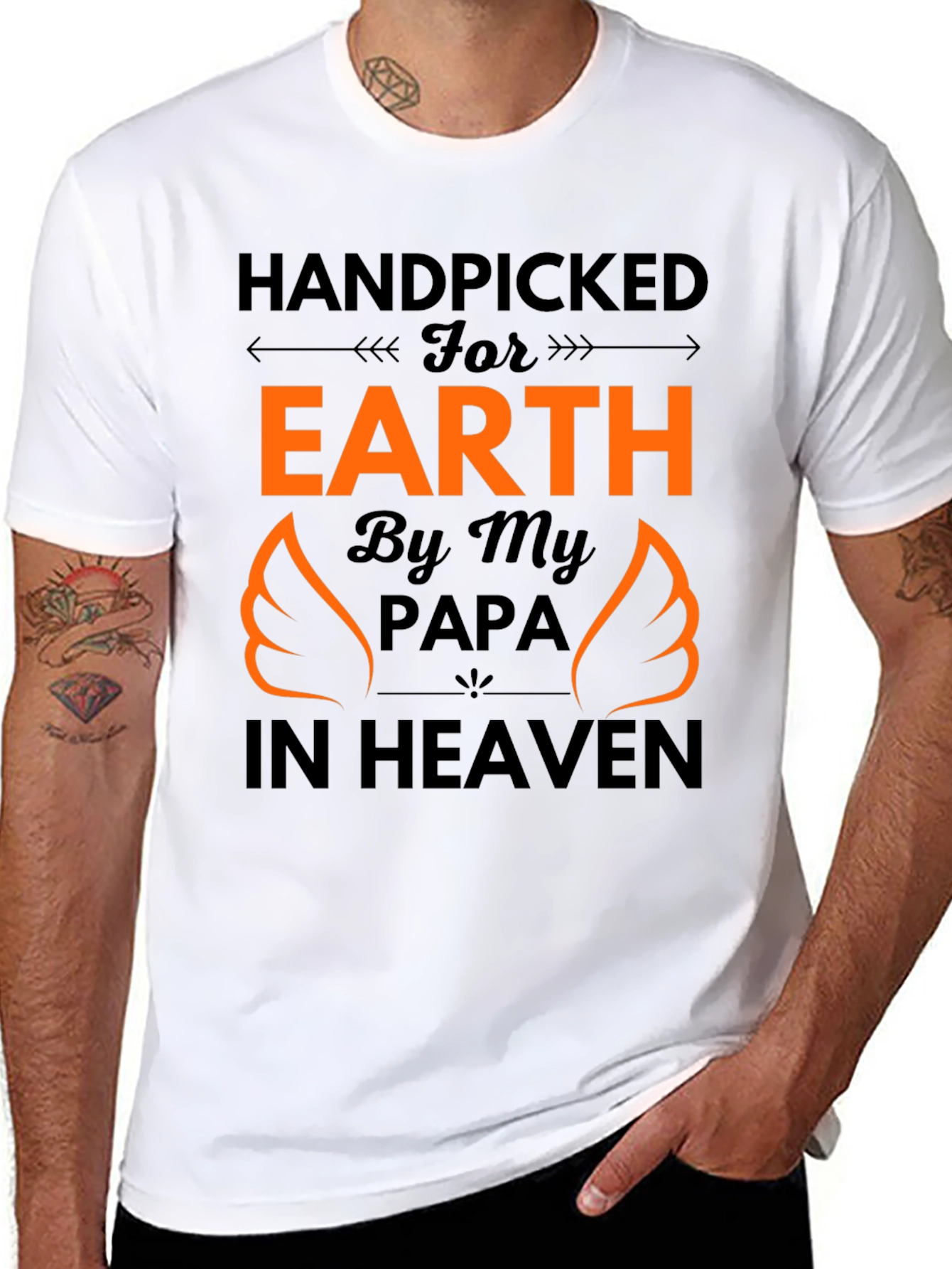 Handpicked for Earth in Heaven Mens T-Shirt