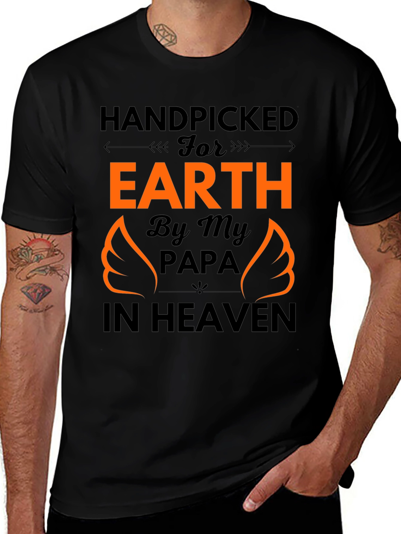 Handpicked for Earth in Heaven Mens T-Shirt