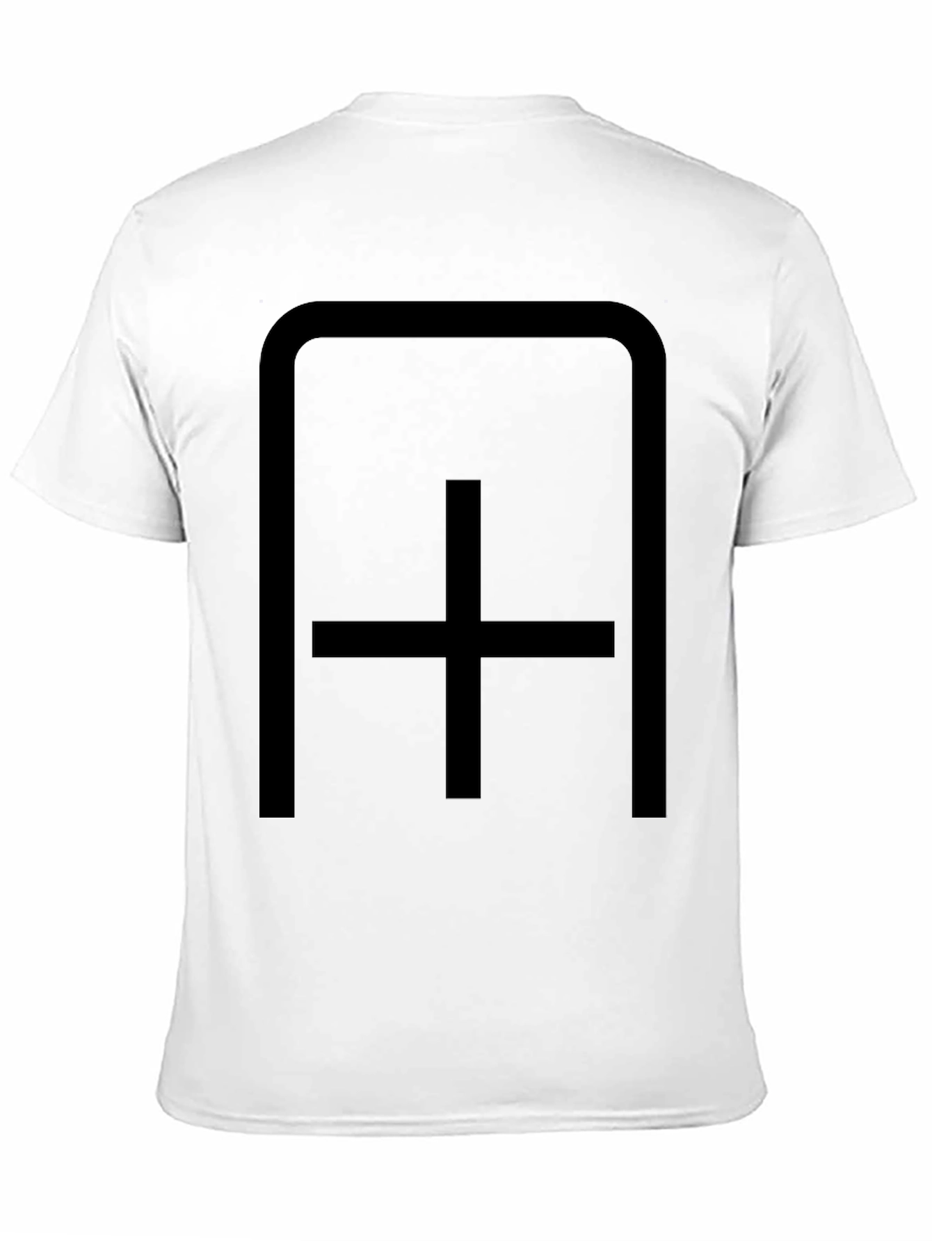 Modern Minimalist Graphic Tee - Black