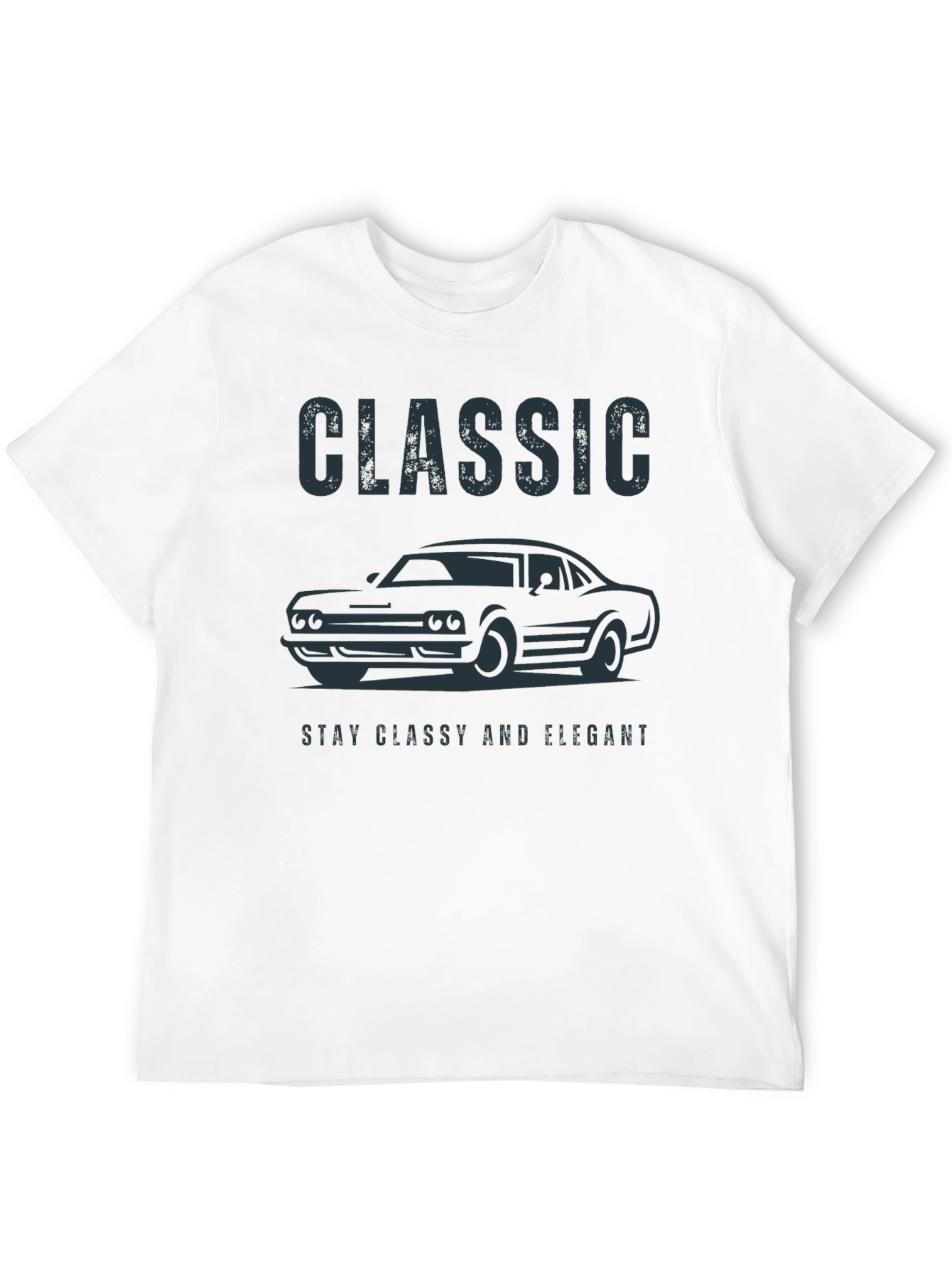 Classic Car T-Shirt - Stay Classy & Elegant Design