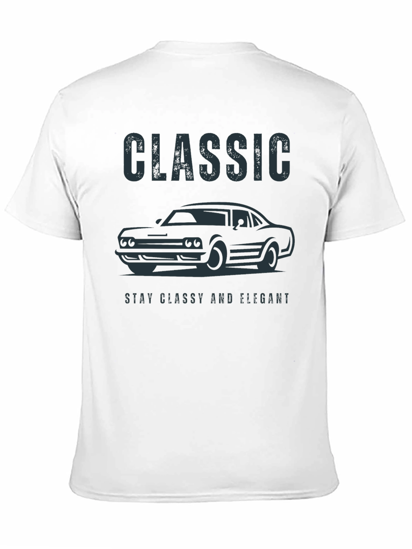 Classic Car T-Shirt - Stay Classy & Elegant Design