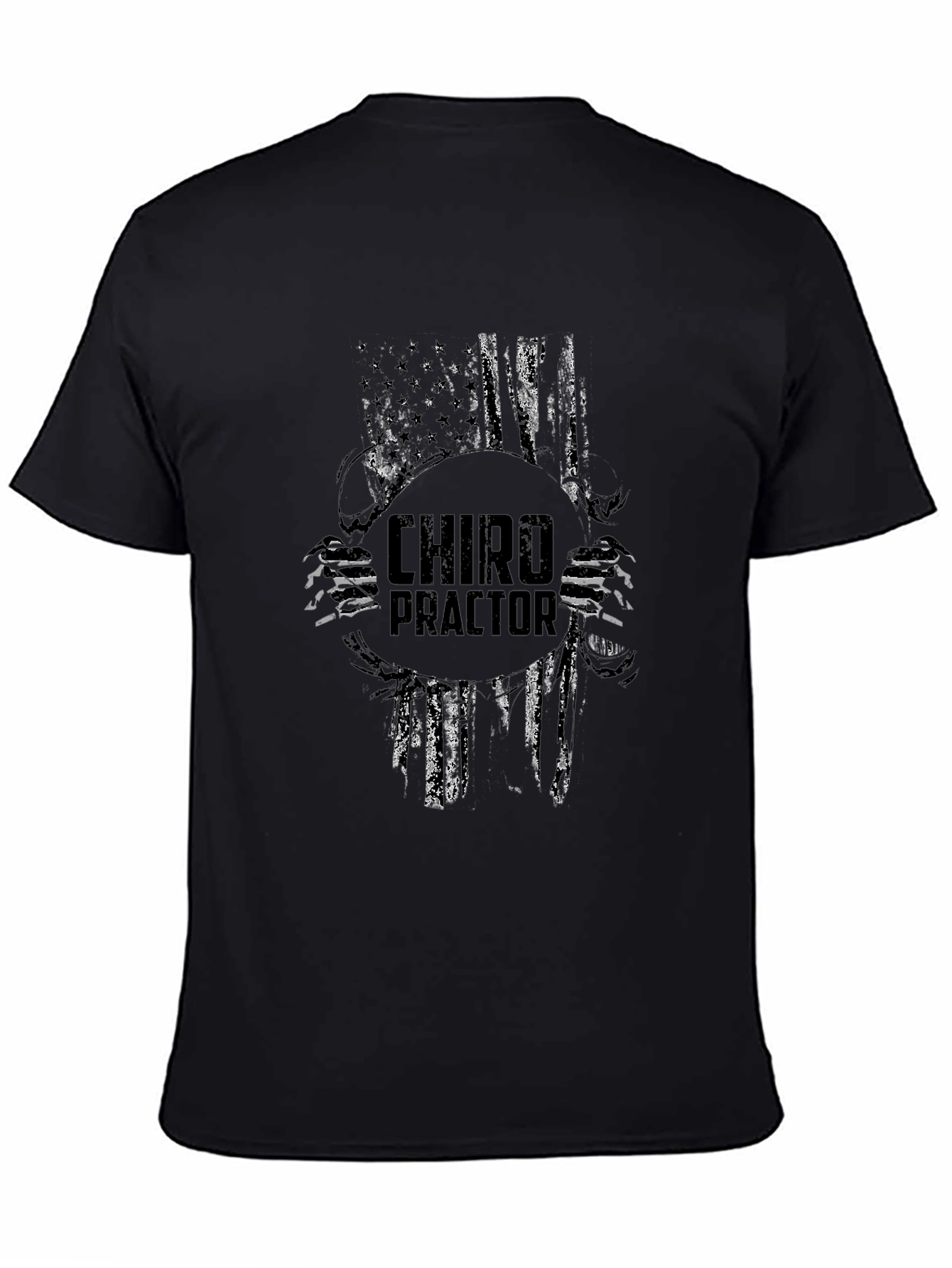 Chiropractor American Flag T-Shirt