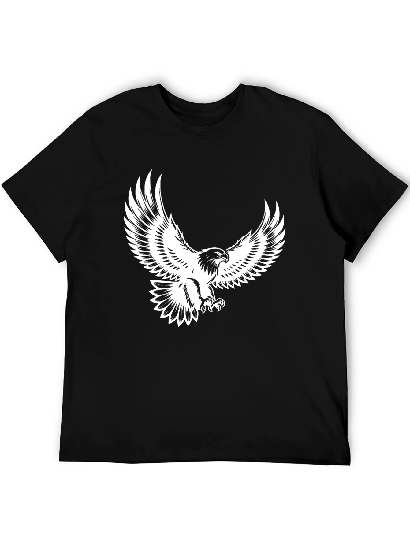 Black Eagle Graphic Tee - Soaring Style