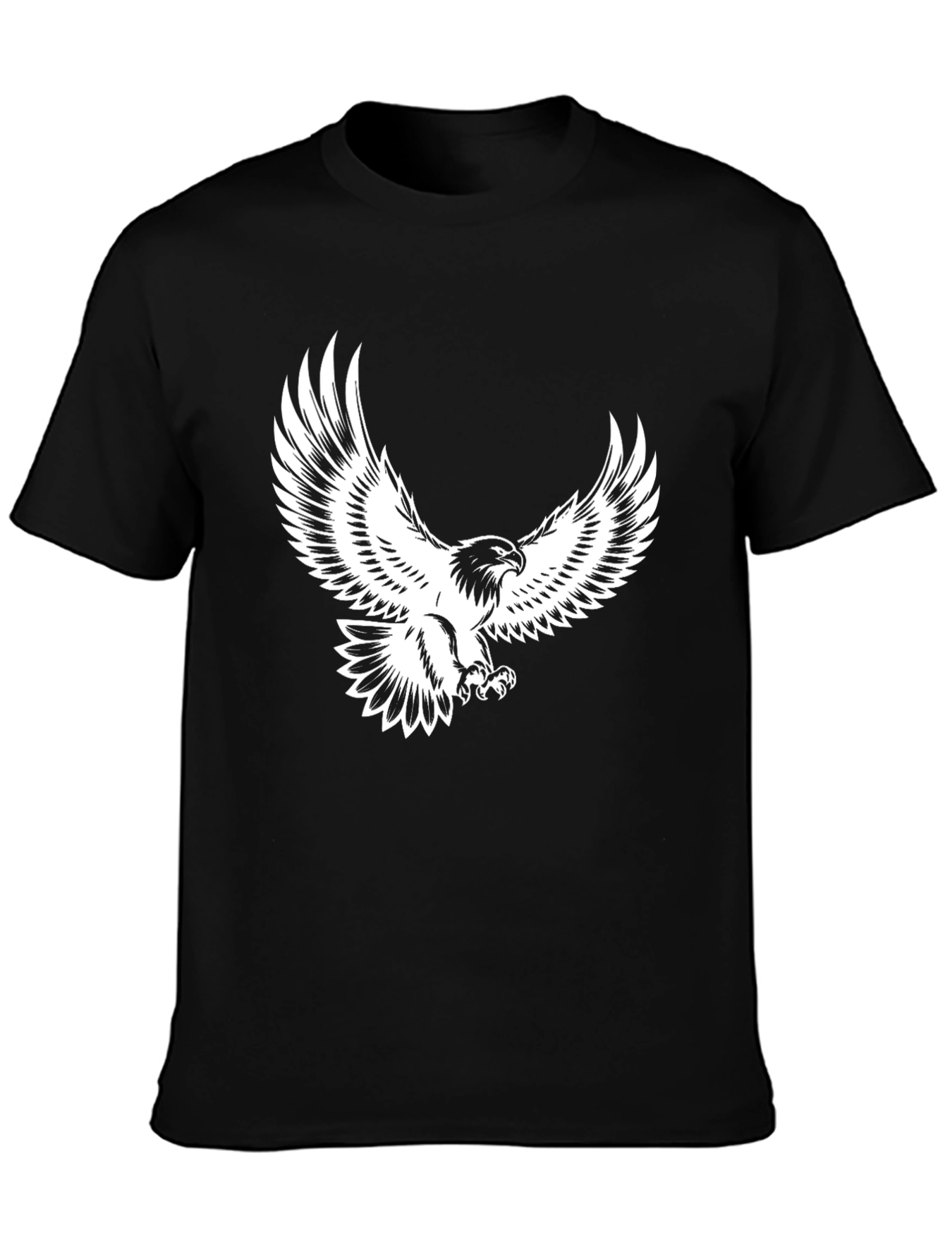 Black Eagle Graphic Tee - Soaring Style