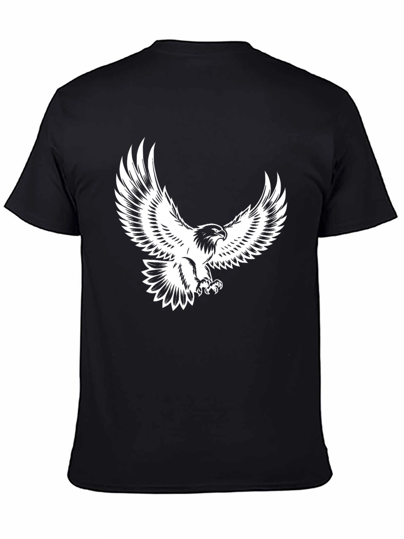 Black Eagle Graphic Tee - Soaring Style
