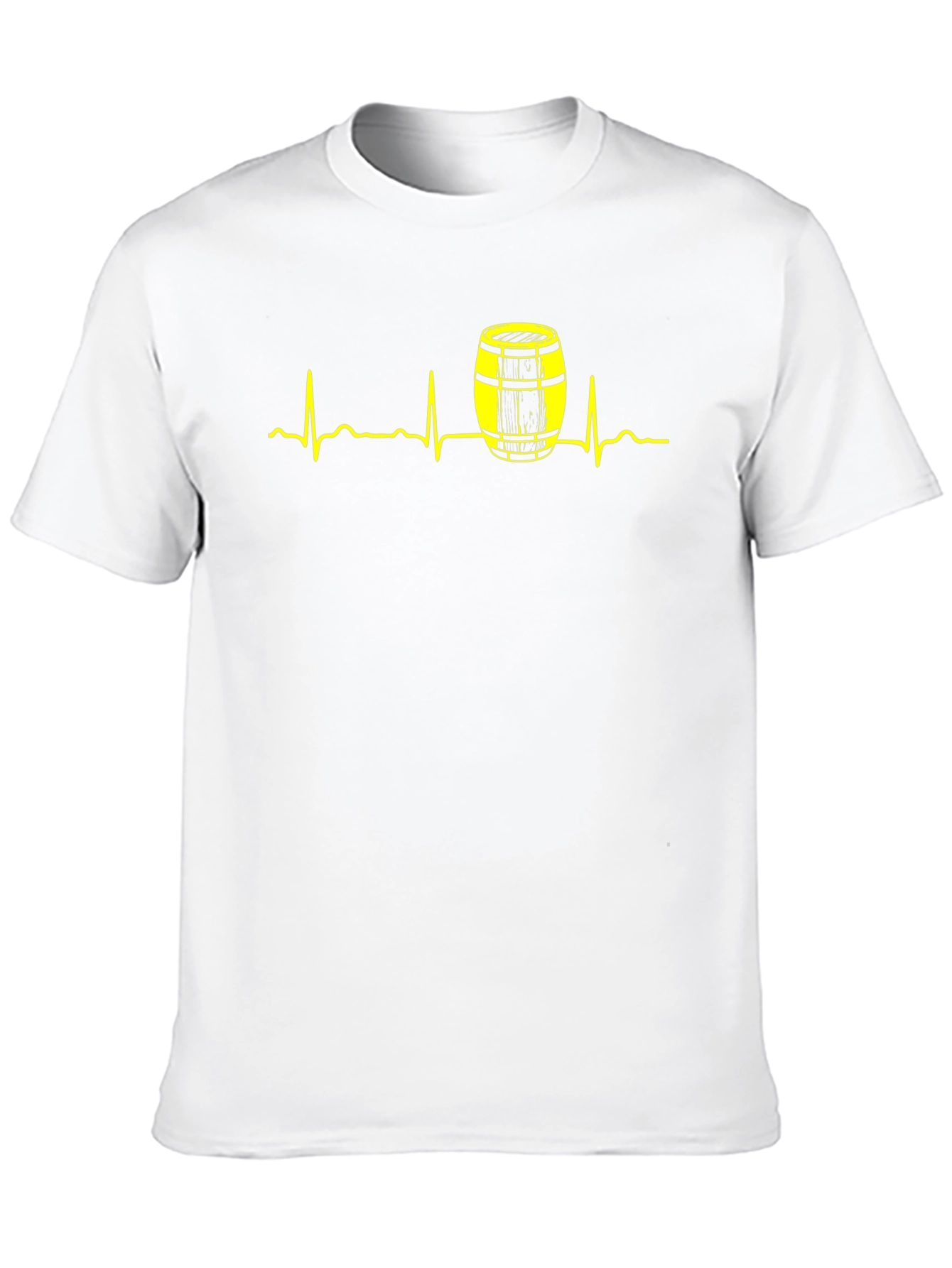 Heartbeat Barrel Graphic Tee - Black