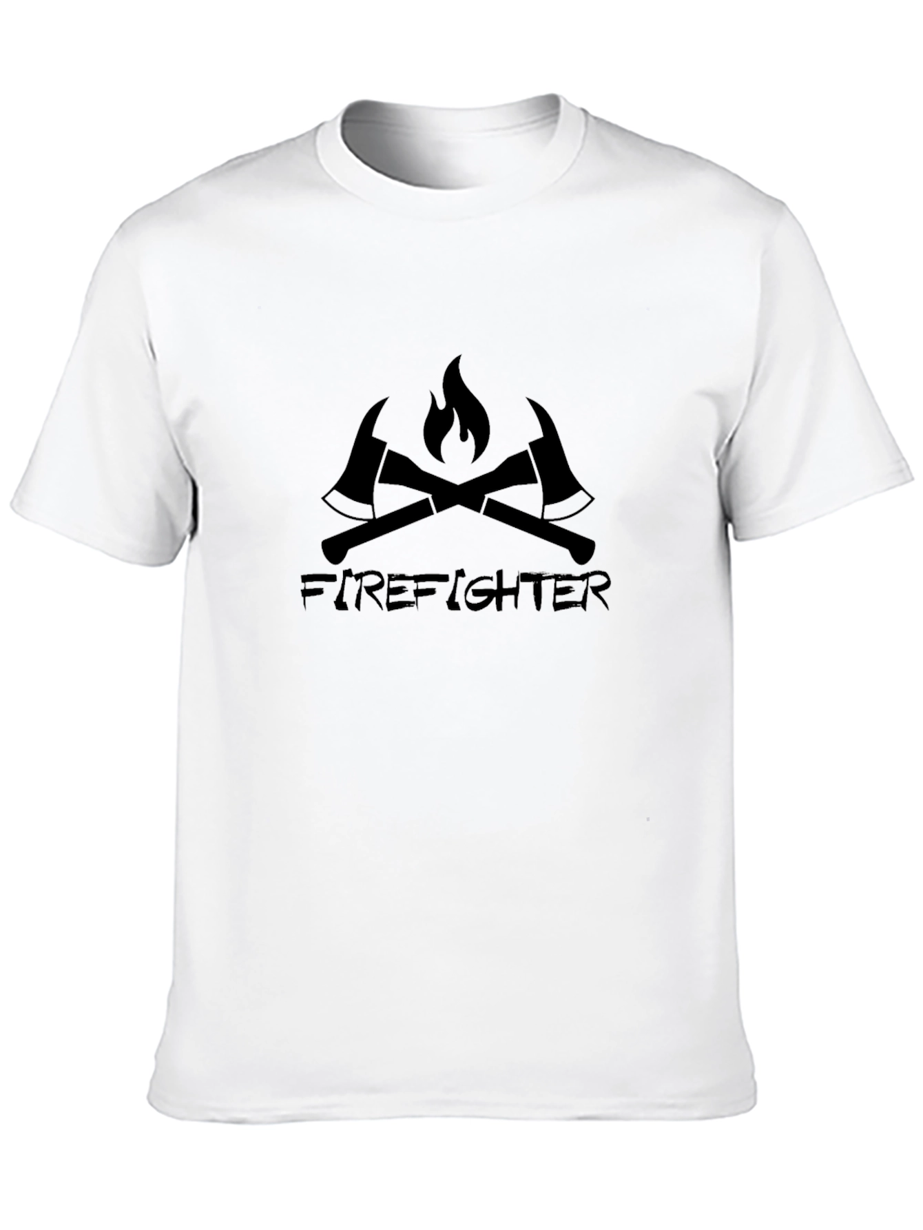 Firefighter Axe T-Shirt - Black