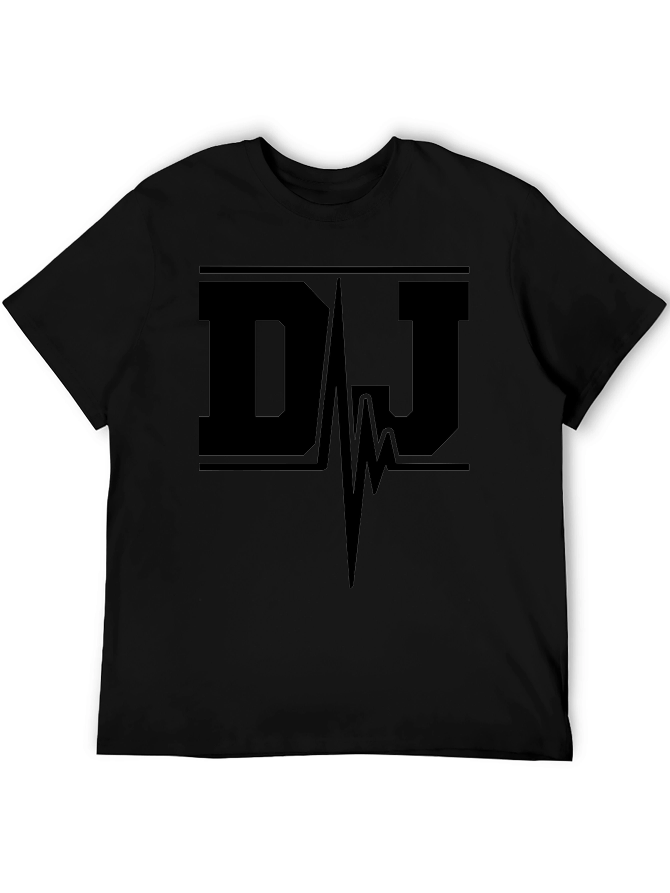 DJ Pulse Black Graphic Tee - Music Lovers Style