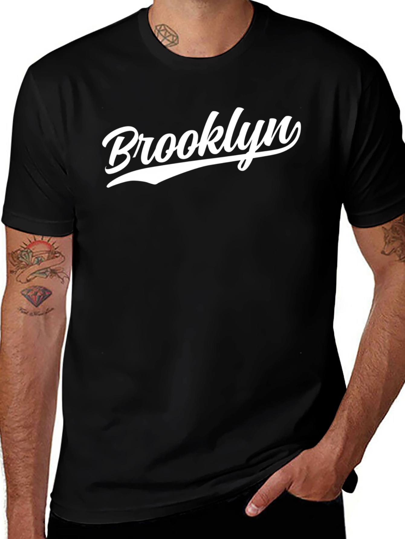 Brooklyn Graphic T-Shirt - Urban Style Black Tee