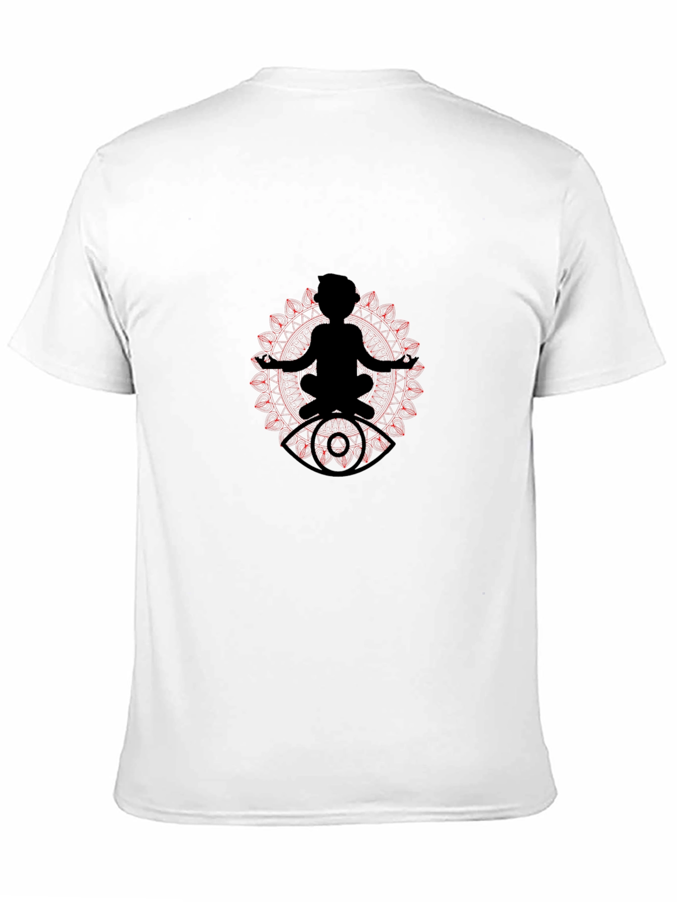 Meditative Eye T-Shirt - Black Cotton Tee