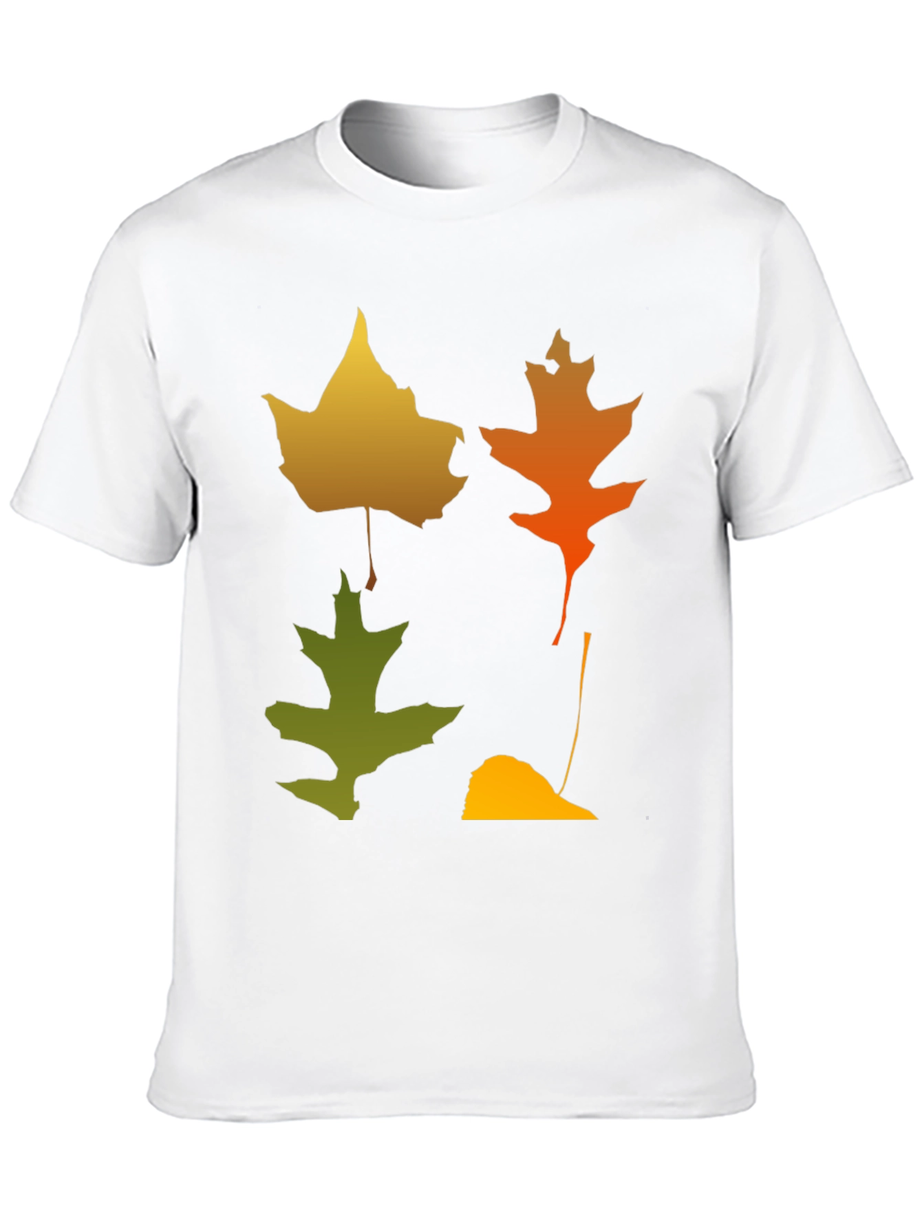 Fall Leaves Graphic Tee - Autumn Style Shirt