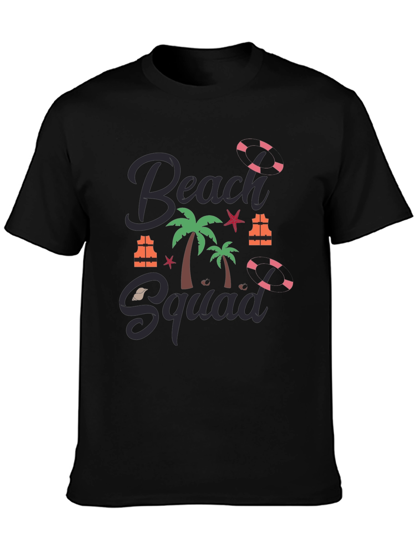 Beach Squad Graphic Tee - Summer Vacation T-Shirt