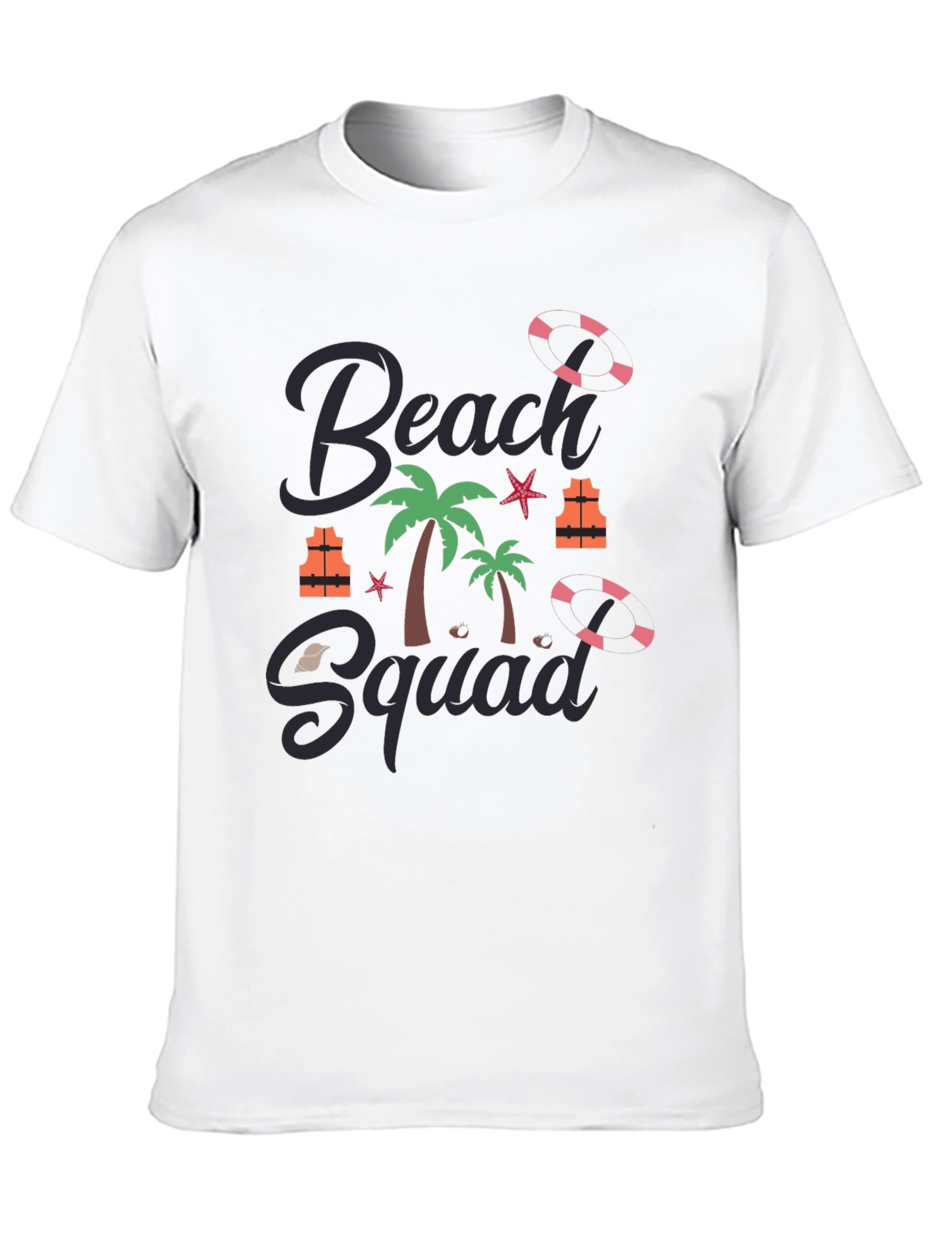 Beach Squad Graphic Tee - Summer Vacation T-Shirt
