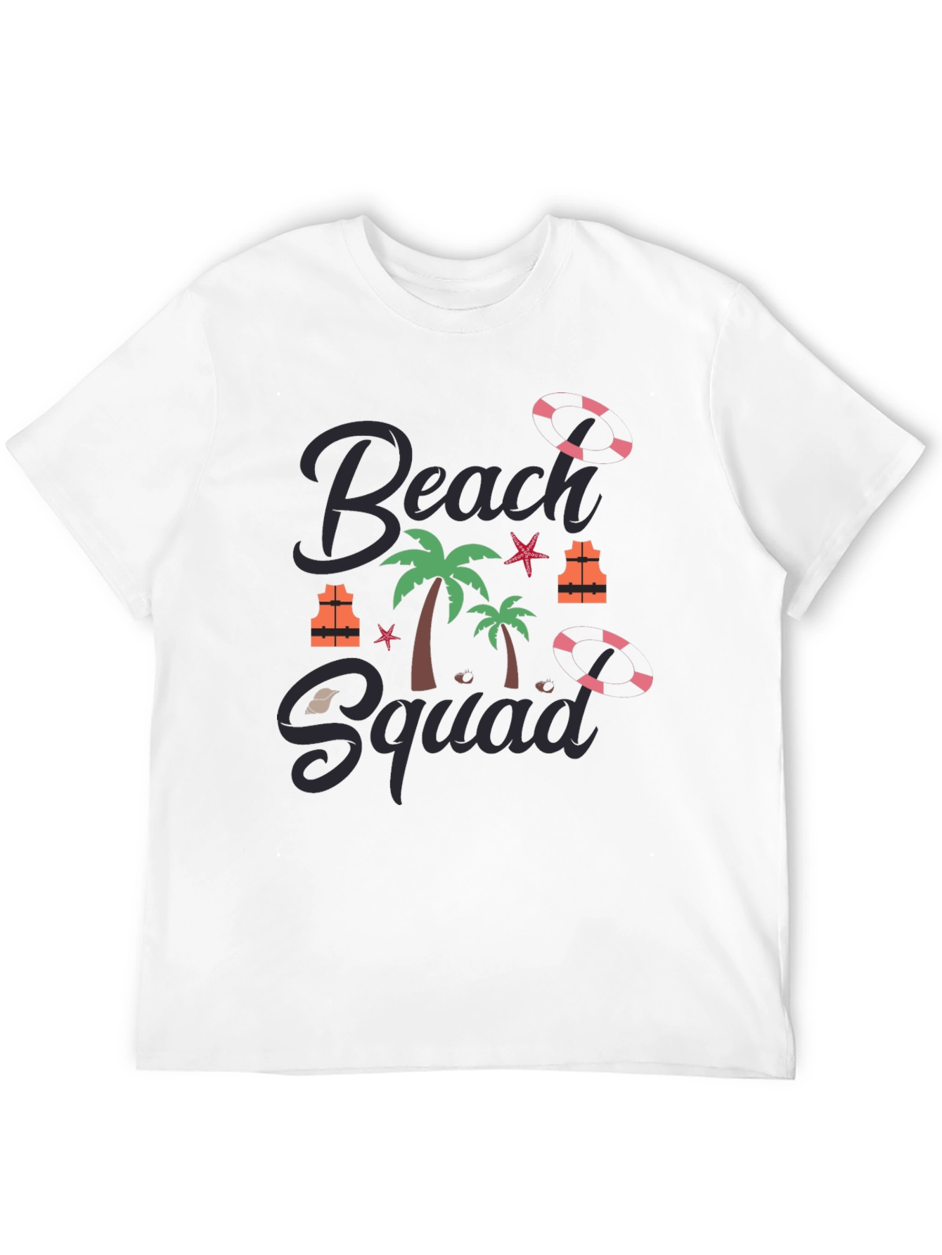 Beach Squad Graphic Tee - Summer Vacation T-Shirt