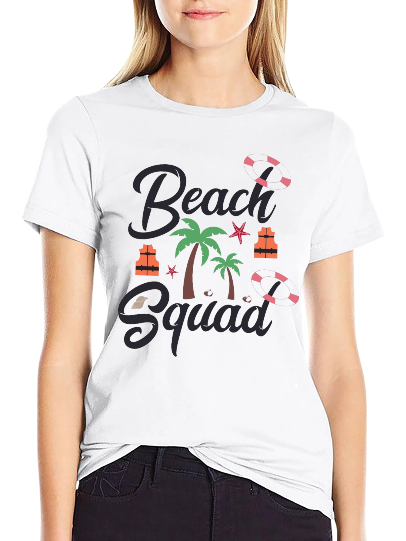 Beach Squad Graphic Tee - Summer Vacation T-Shirt