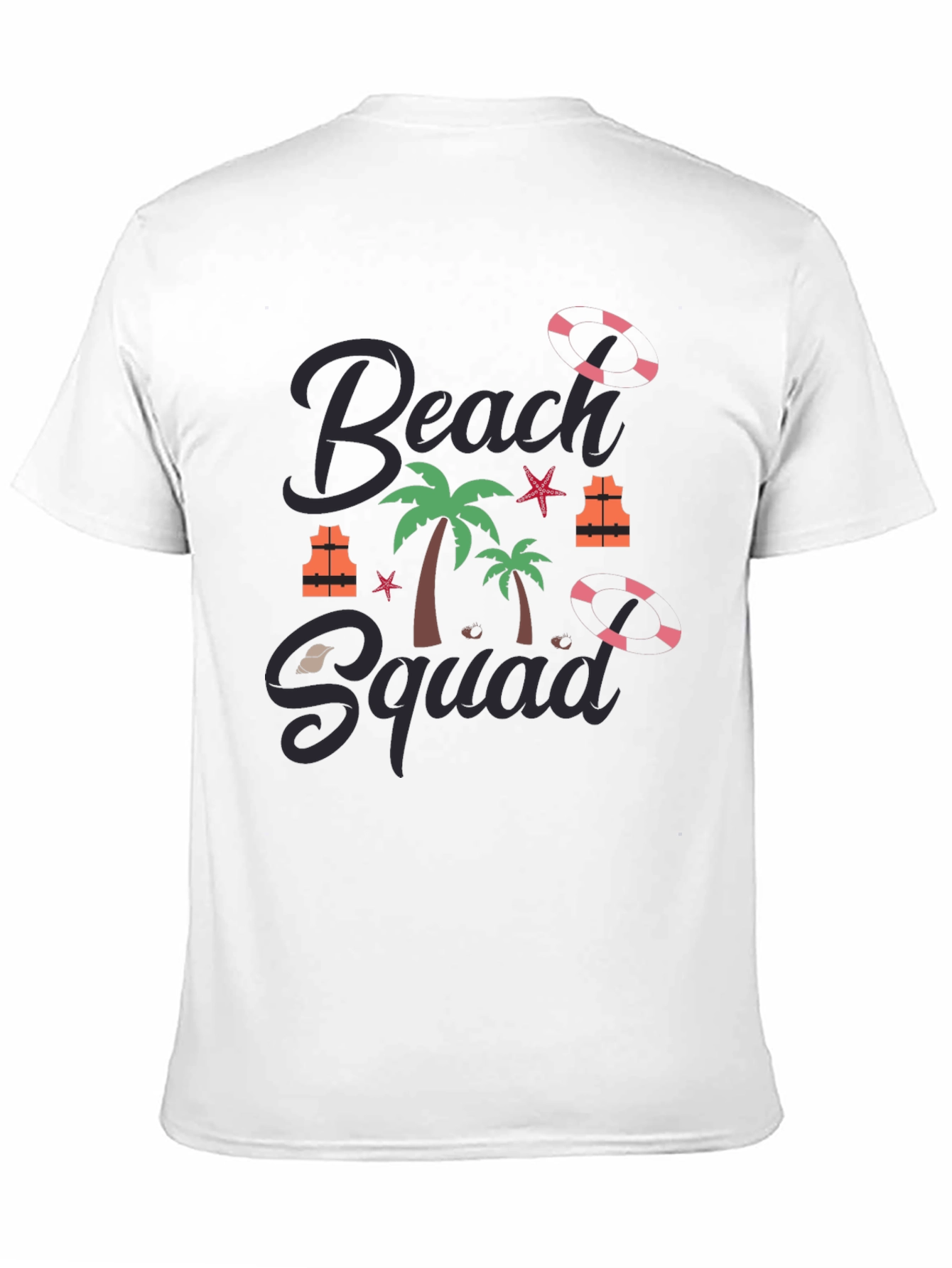 Beach Squad Graphic Tee - Summer Vacation T-Shirt