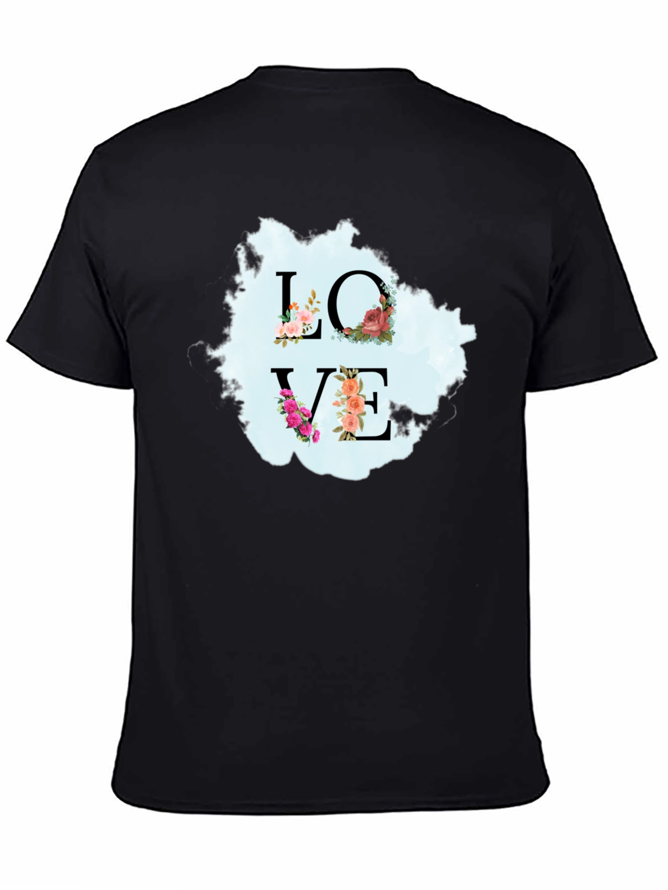 Floral Love T-Shirt - Stylish Graphic Tee