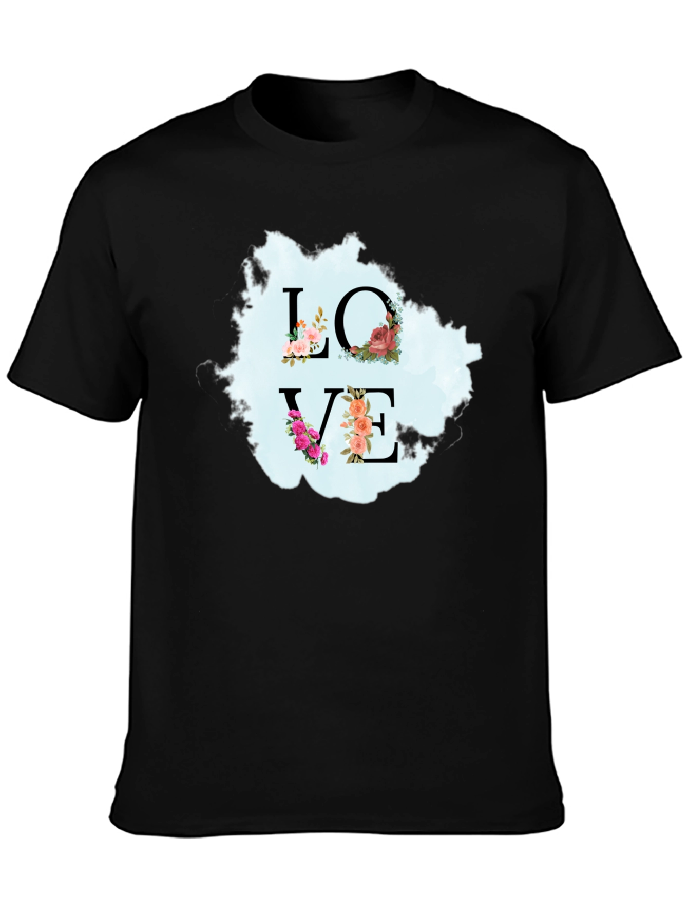Floral Love T-Shirt - Stylish Graphic Tee