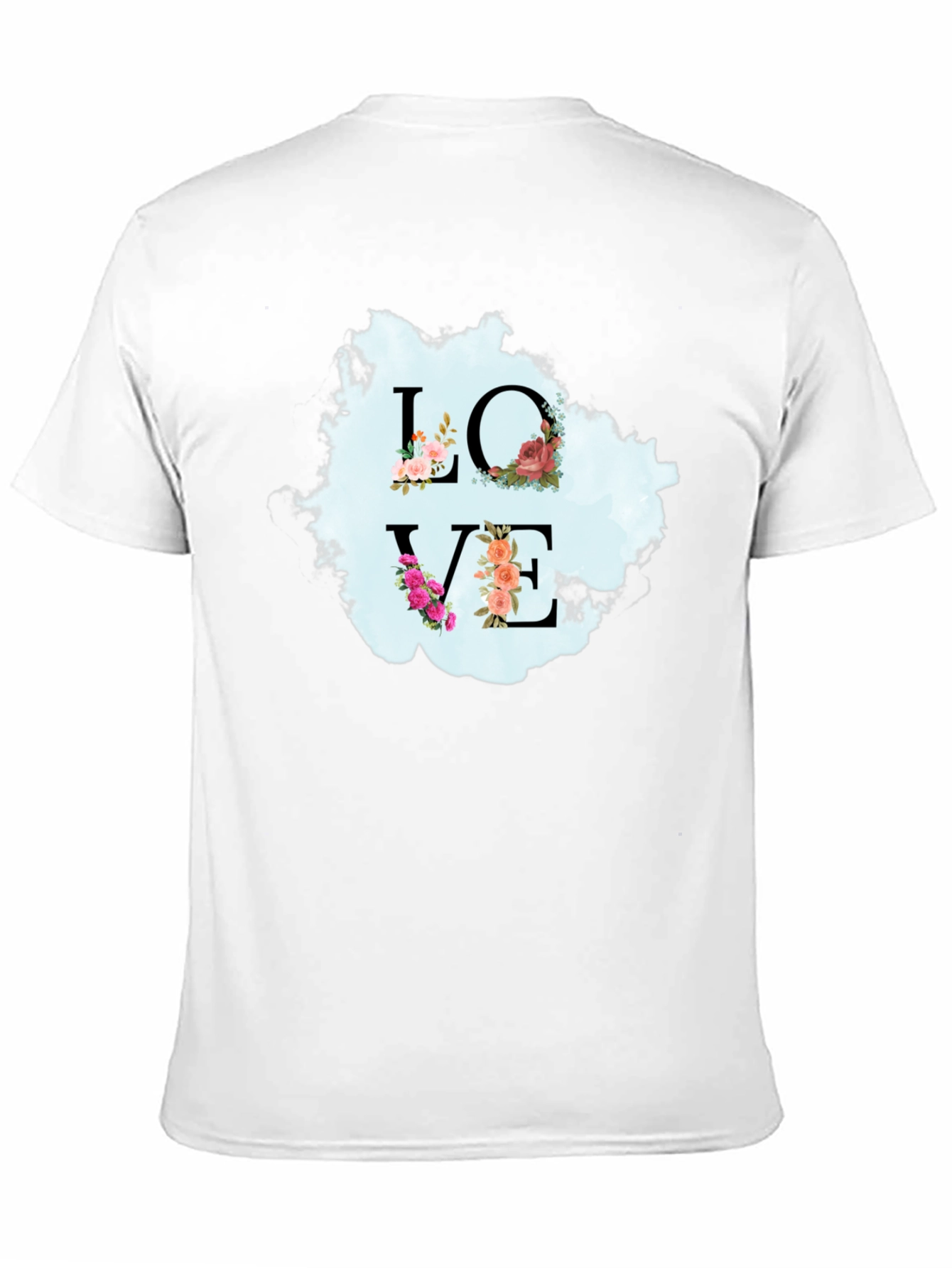 Floral Love T-Shirt - Stylish Graphic Tee