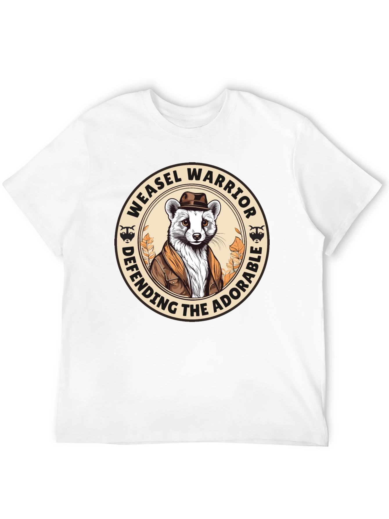 Weasel Warrior Defending The Adorable T-Shirt