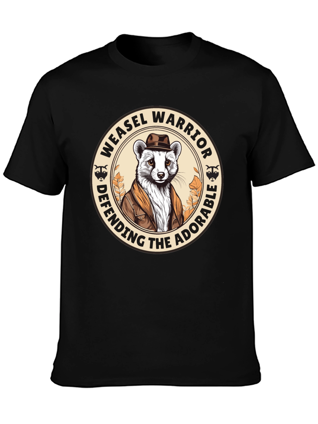 Weasel Warrior Defending The Adorable T-Shirt