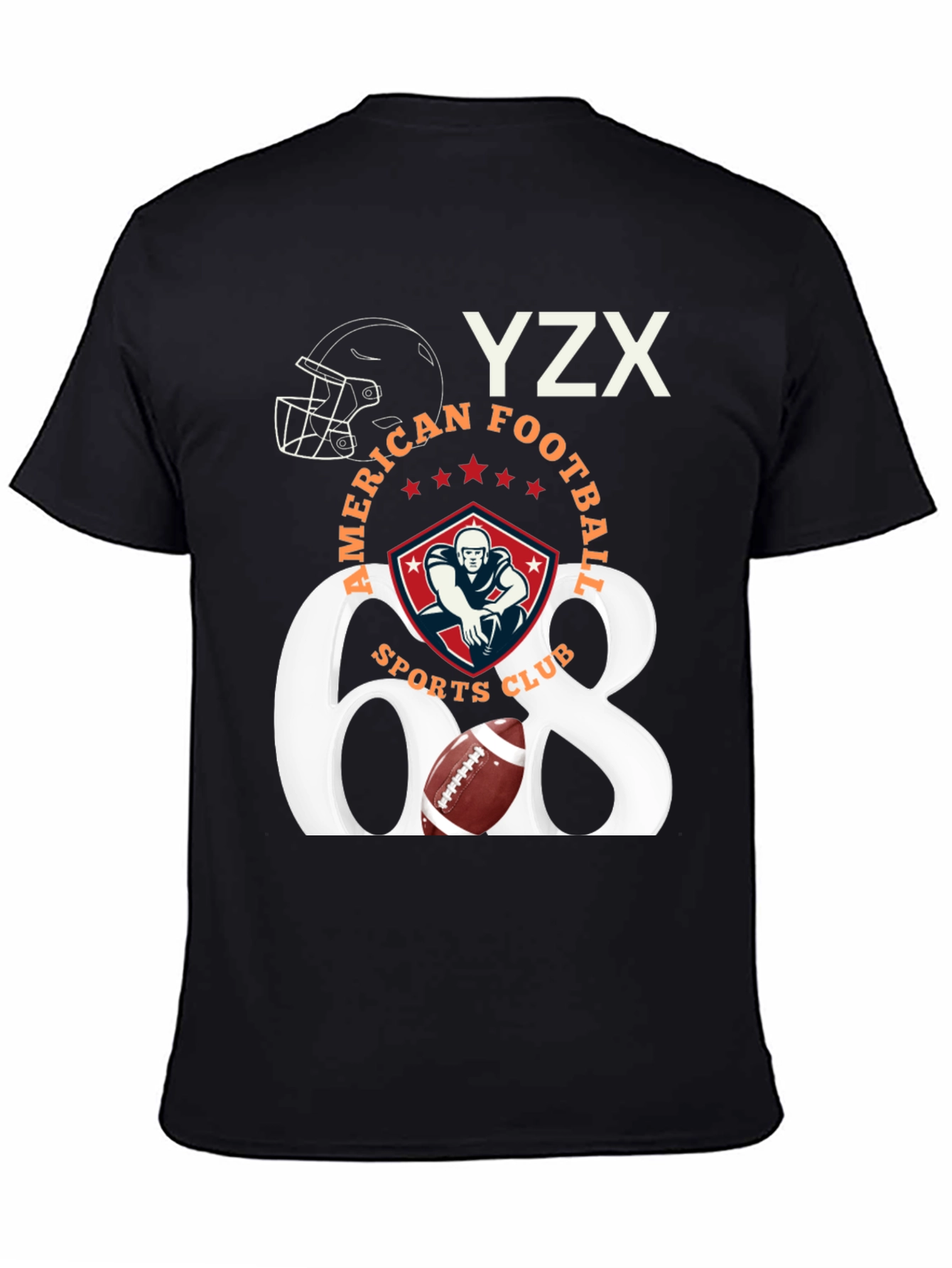 American Football Club T-Shirt - Graphic Tee