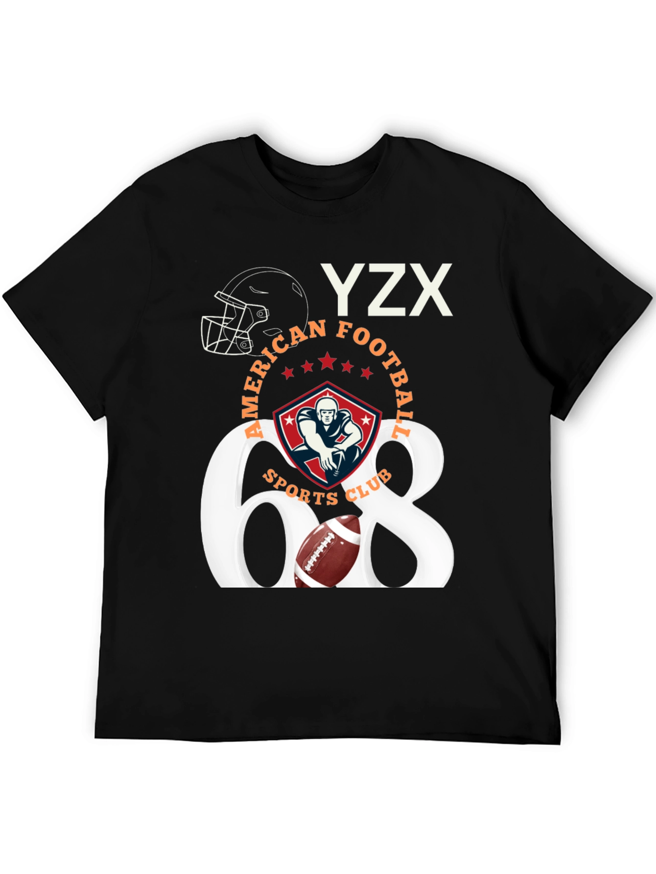 American Football Club T-Shirt - Graphic Tee