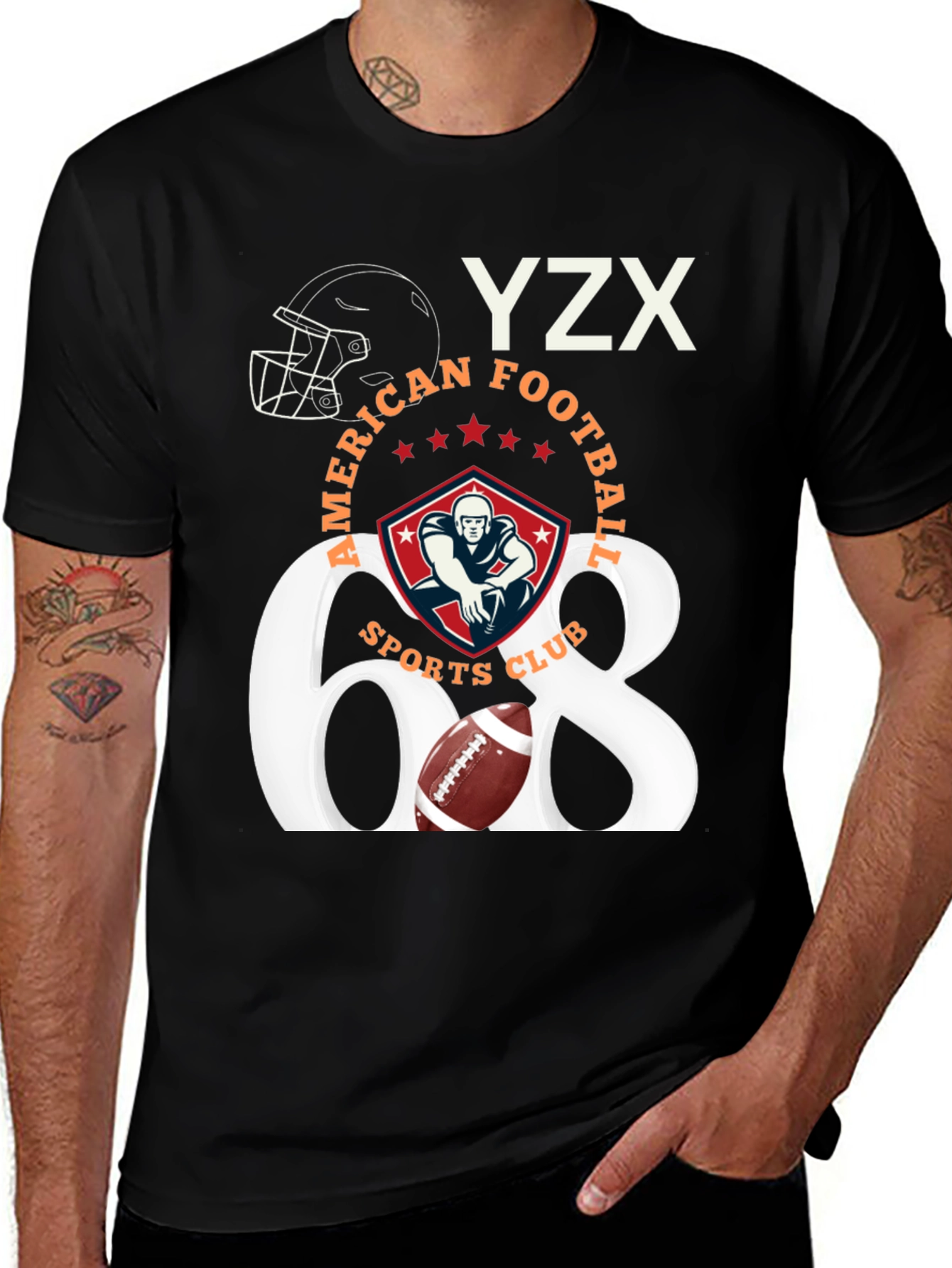 American Football Club T-Shirt - Graphic Tee