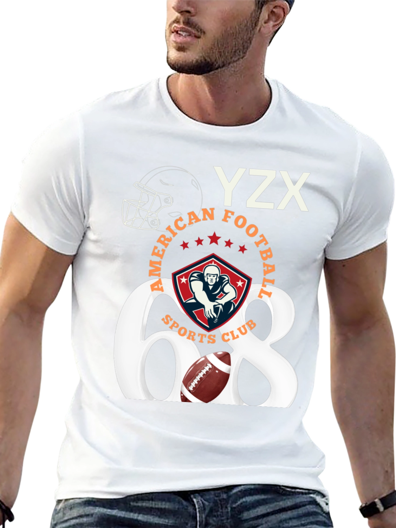 American Football Club T-Shirt - Graphic Tee
