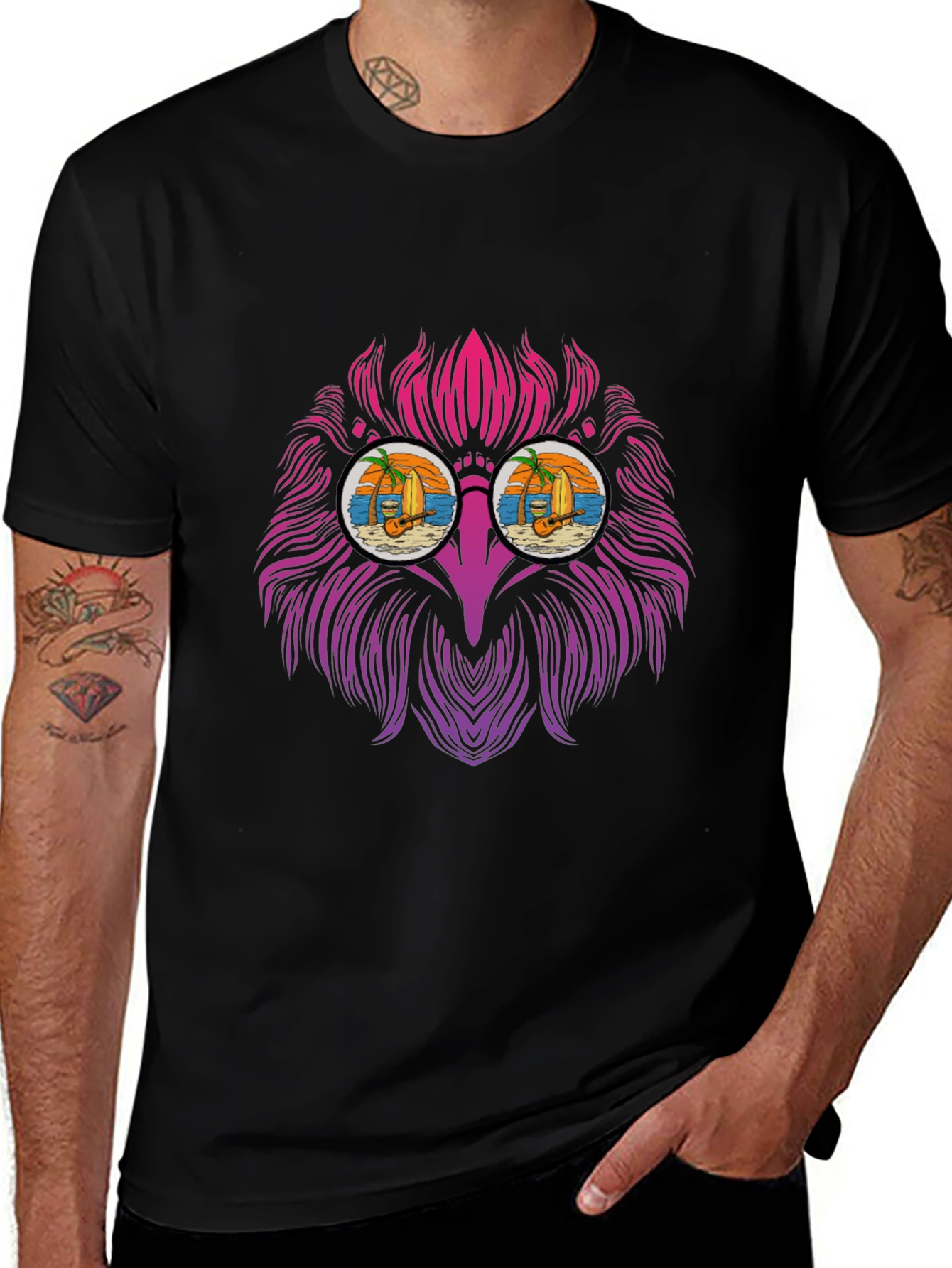 Lion Beach Vibes Tee